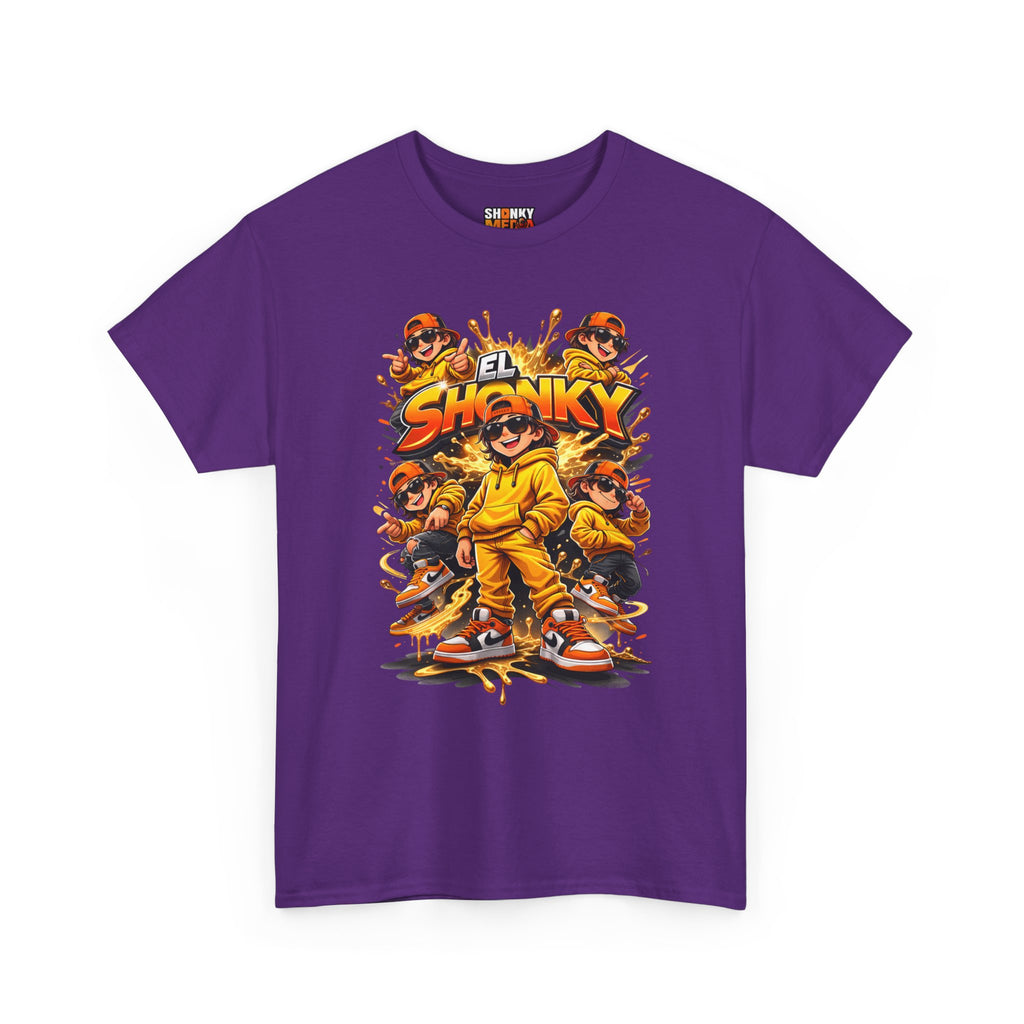 EL SHONKY Cartoon SPLASH Front T-Shirt