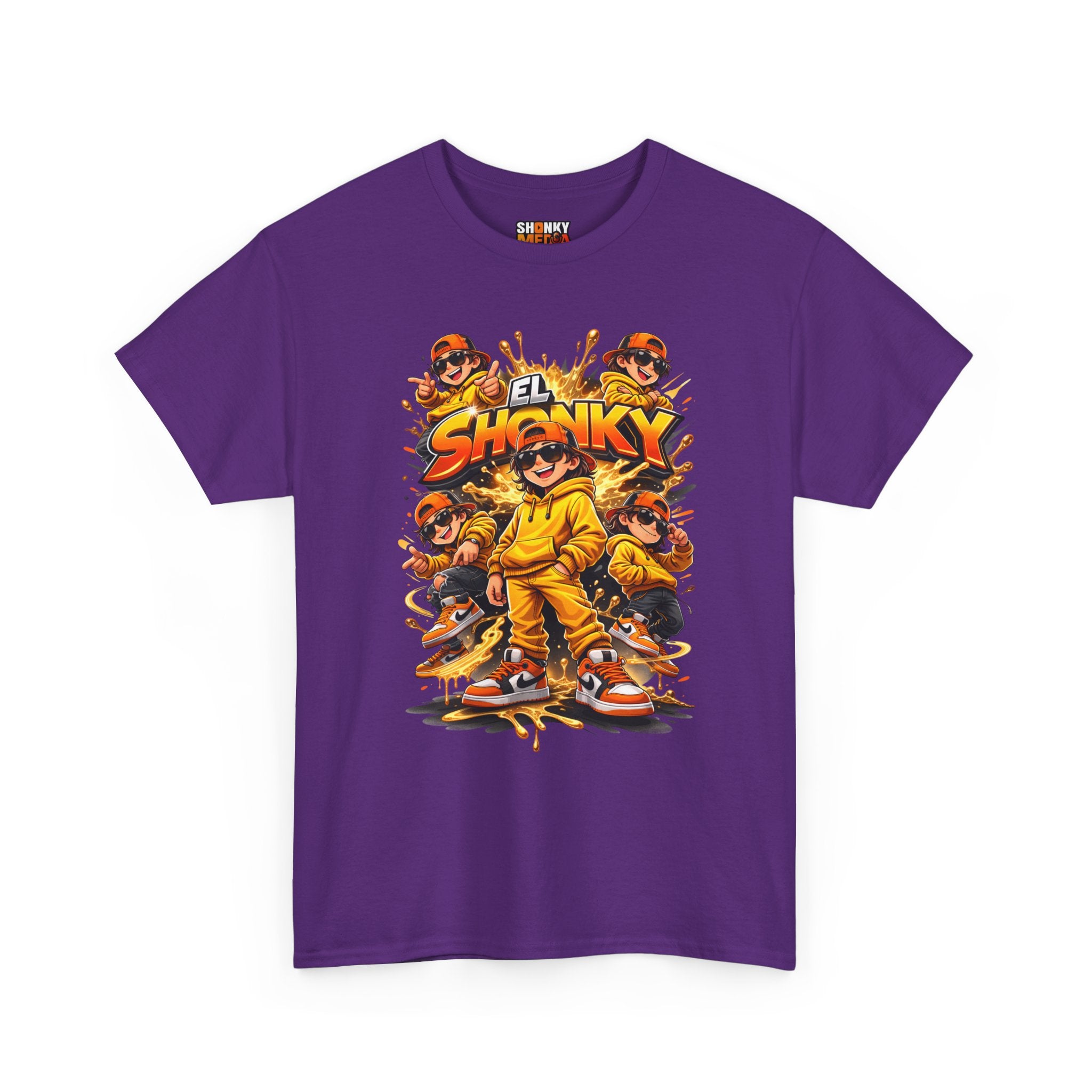 EL SHONKY Cartoon SPLASH Front T-Shirt