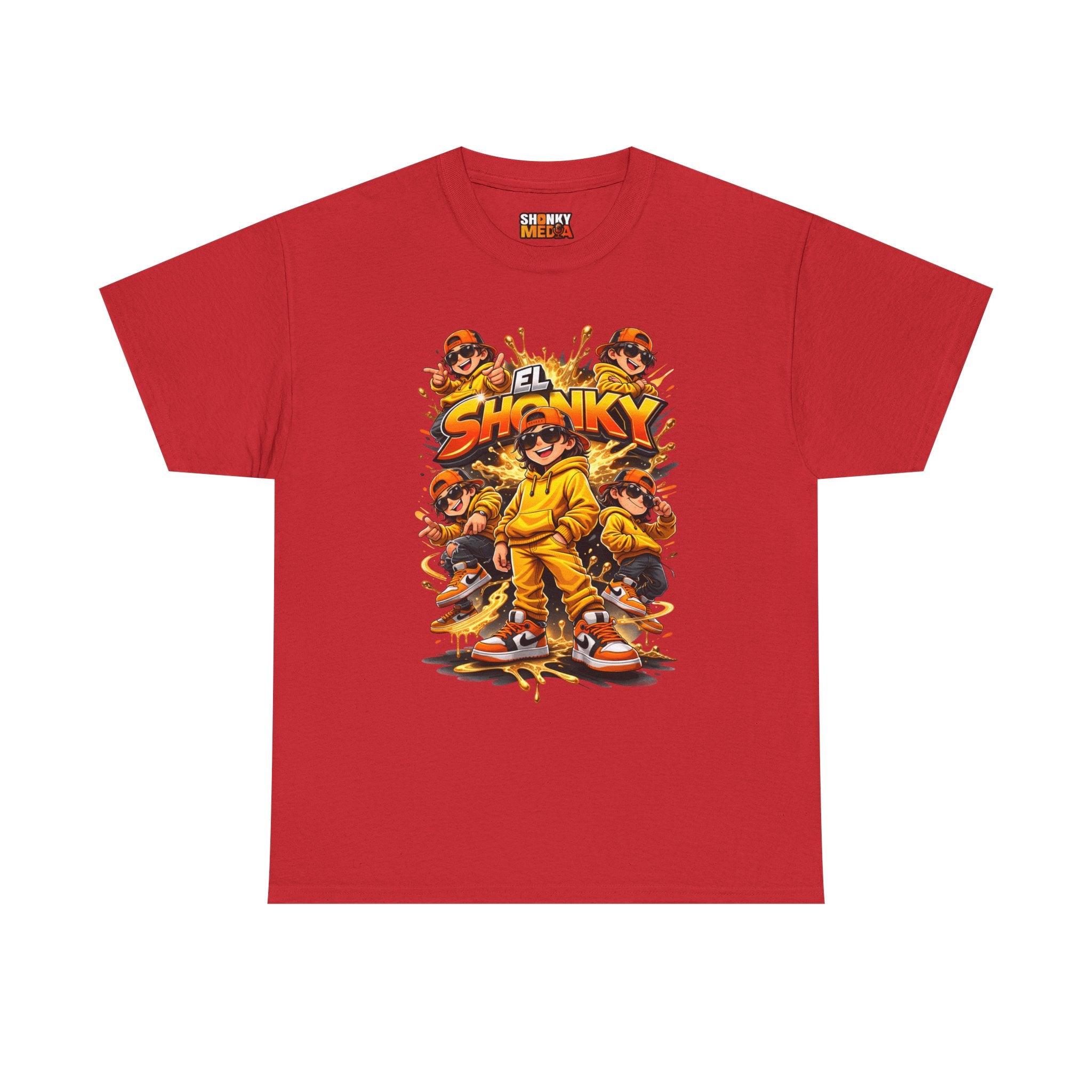 EL SHONKY Cartoon SPLASH Front T-Shirt