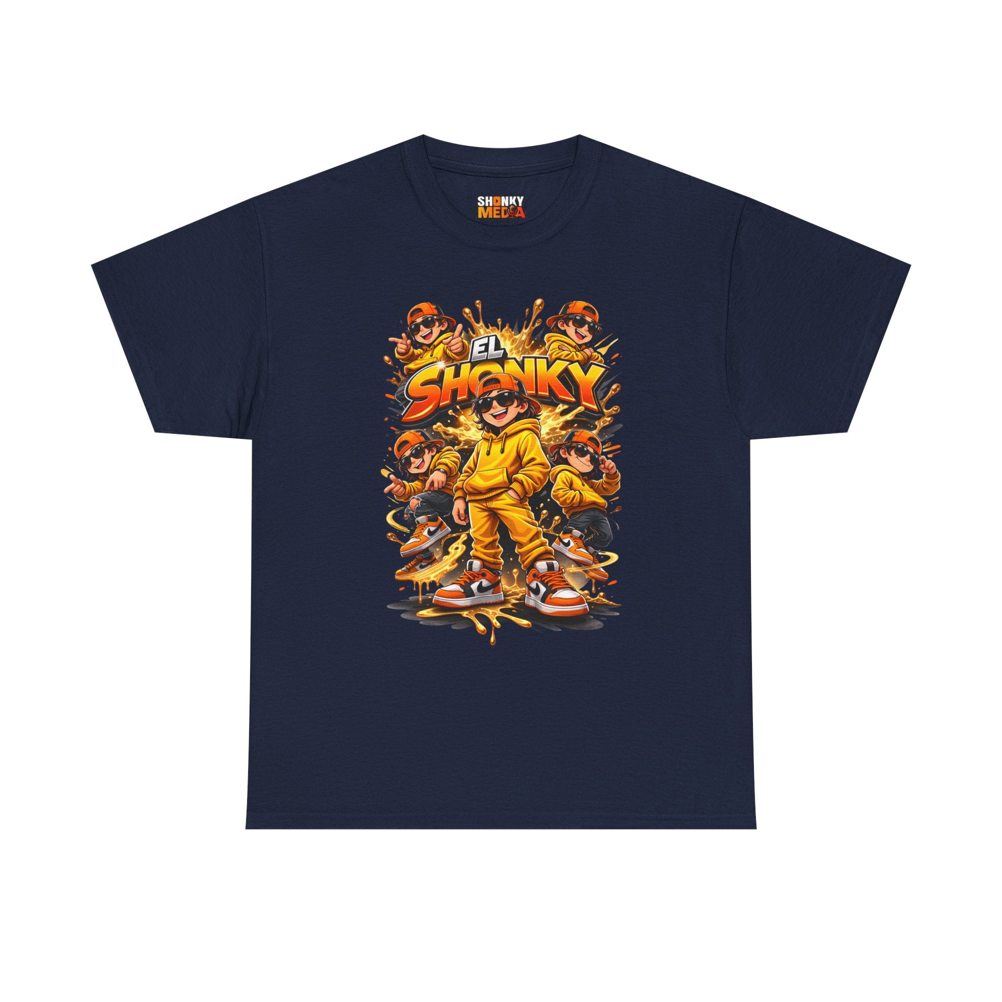 EL SHONKY Cartoon SPLASH Front T-Shirt