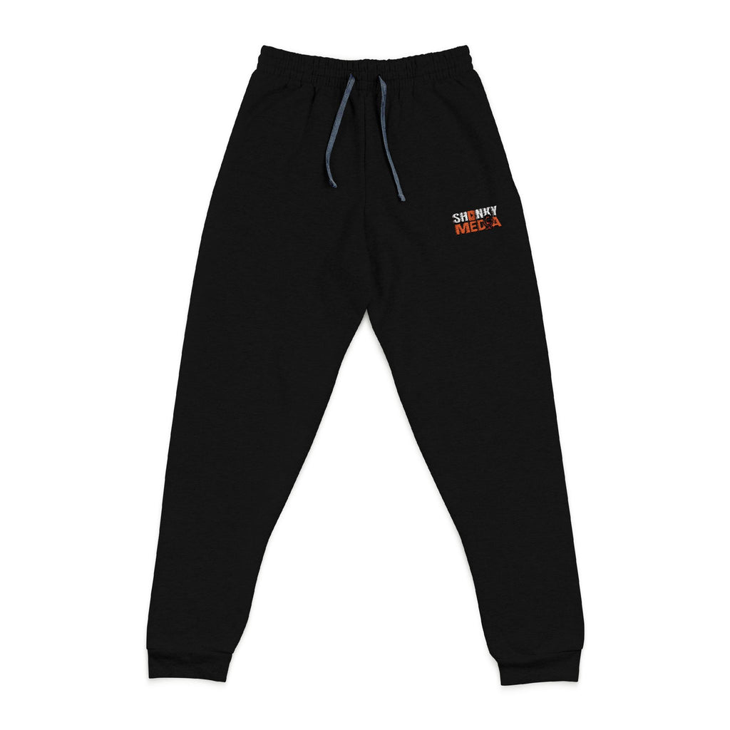SHONKY MEDIA "Joggers" Black Casual Sweatpants