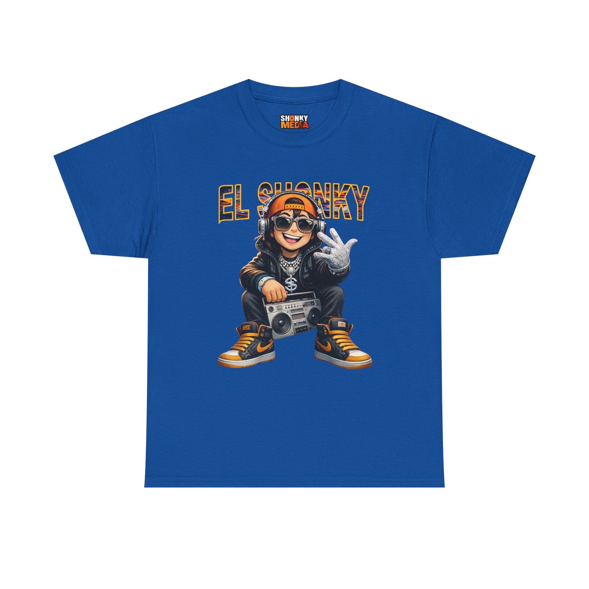 EL SHONKY Cartoon BLING Front T-Shirt
