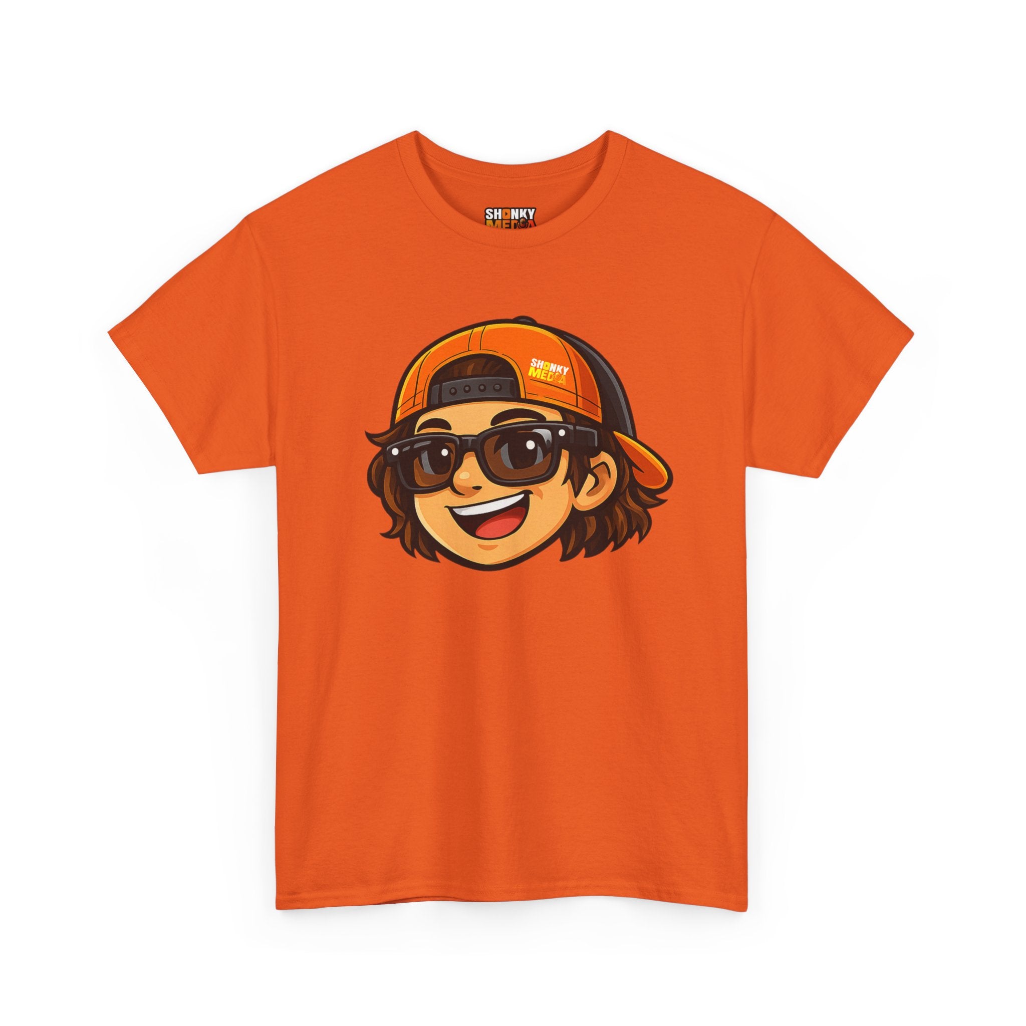 EL SHONKY Cartoon Face Front T-Shirt