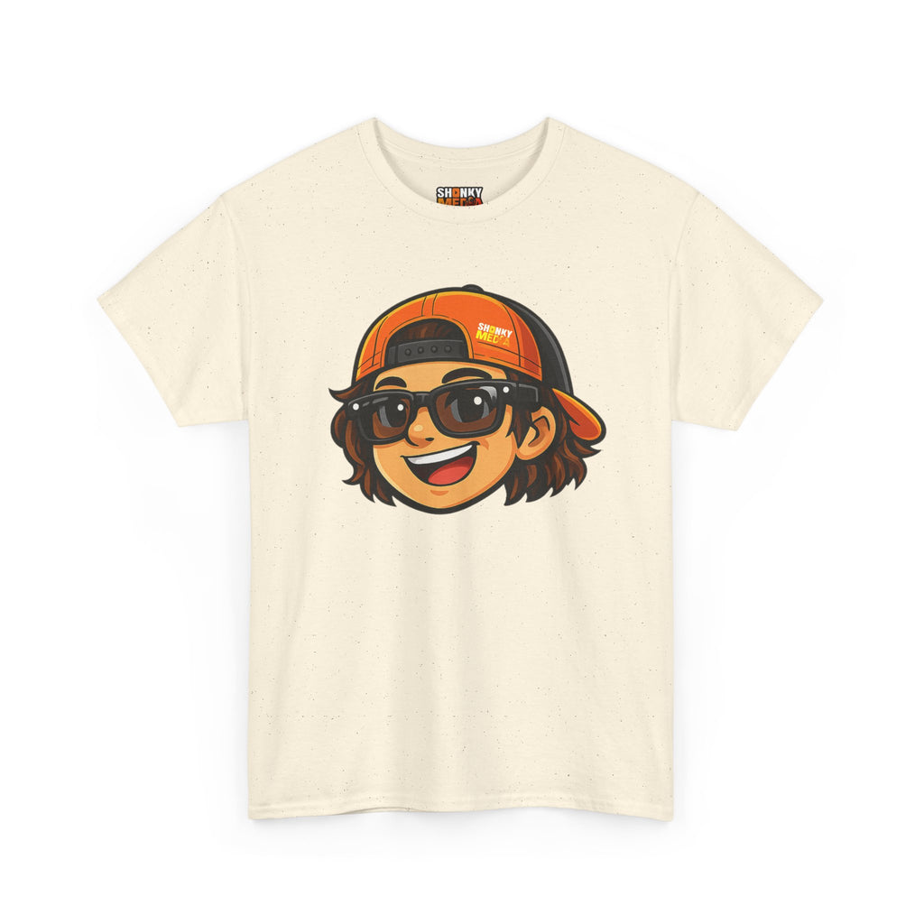 EL SHONKY Cartoon Face Front T-Shirt