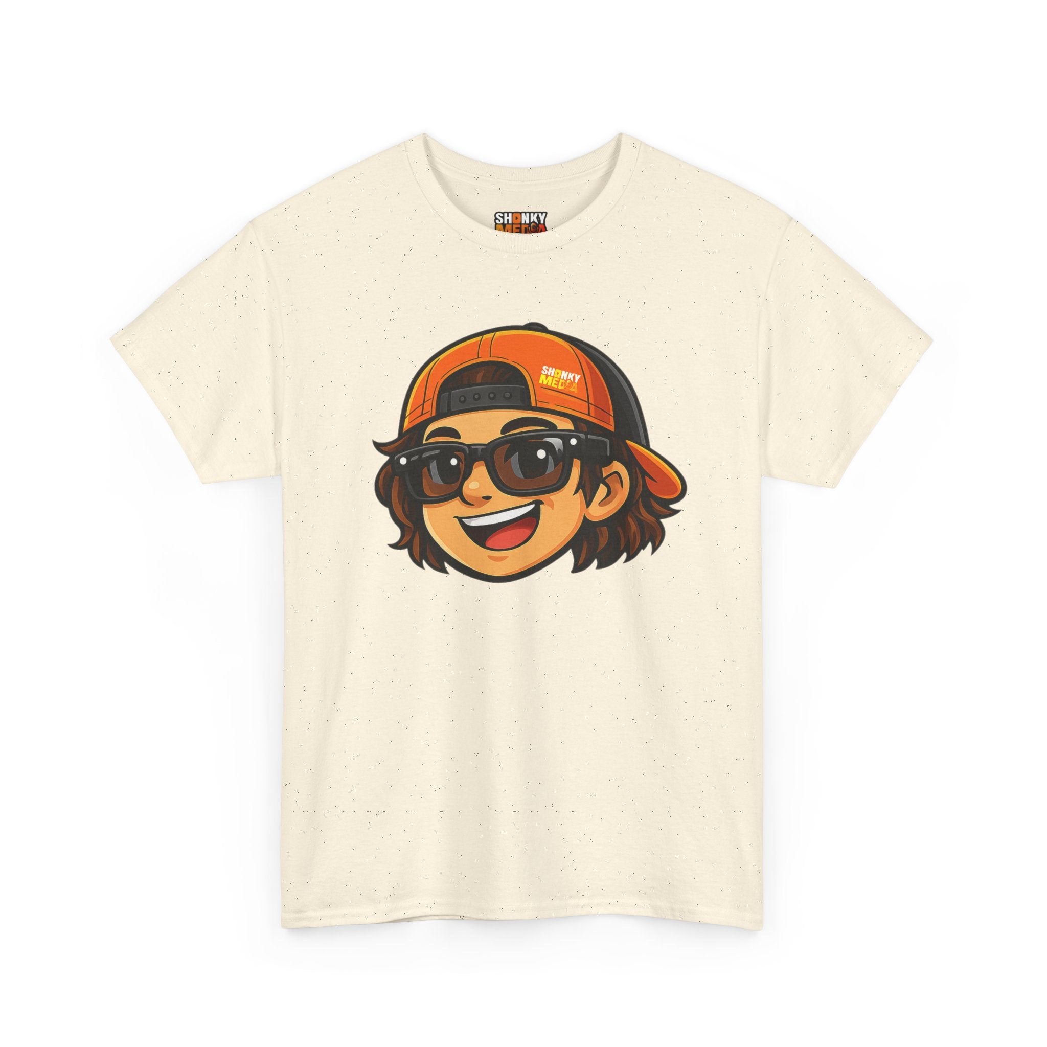 EL SHONKY Cartoon Face Front T-Shirt