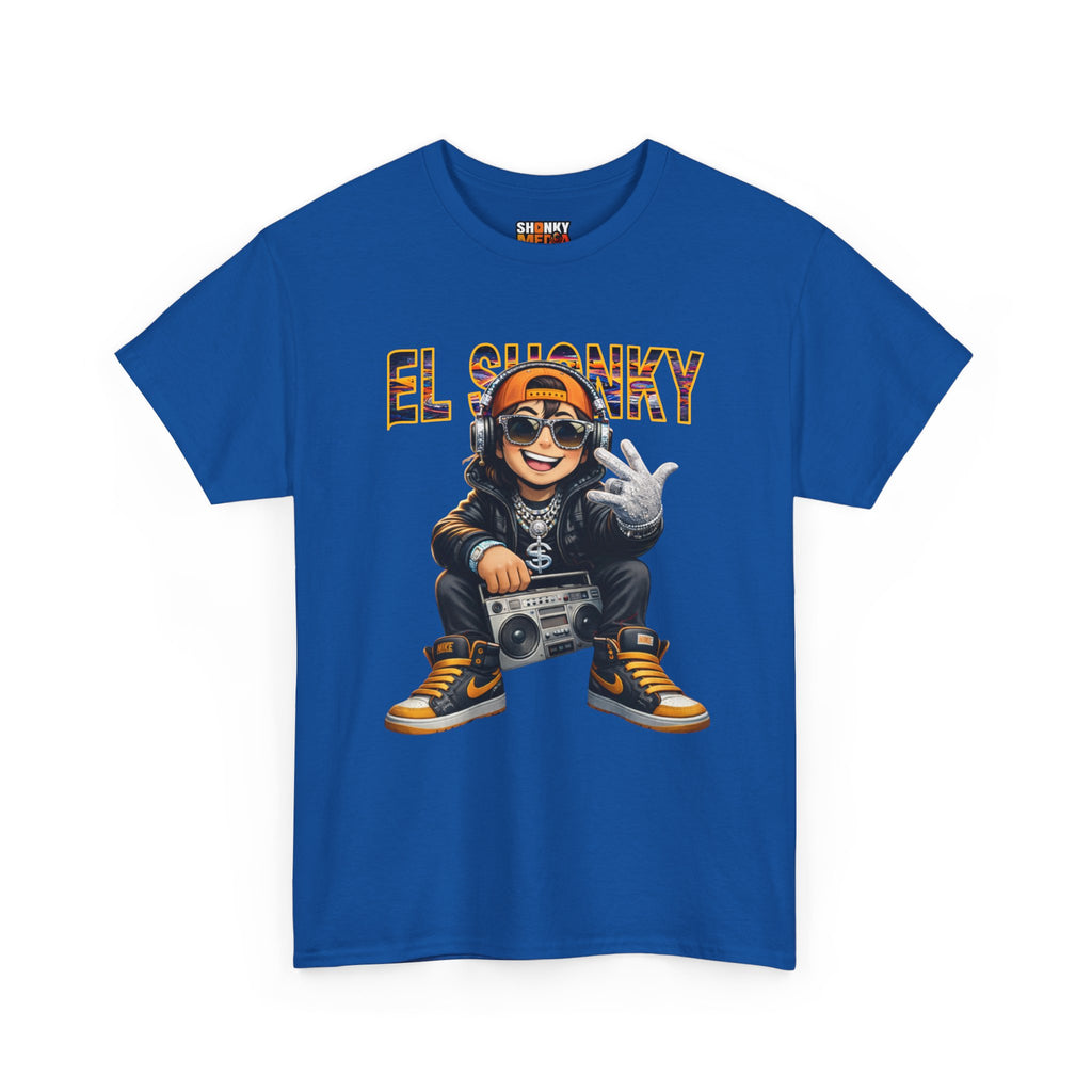 EL SHONKY Cartoon BLING Front T-Shirt