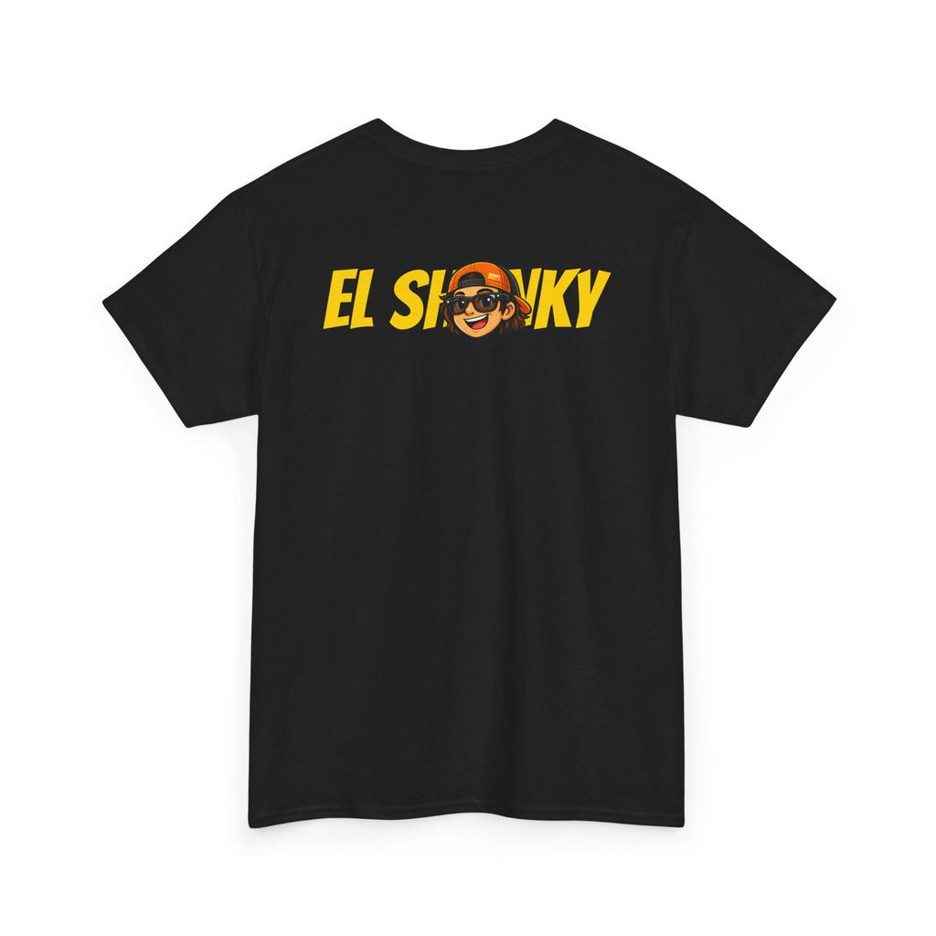 EL SHONKY Cartoon Face Front T-Shirt