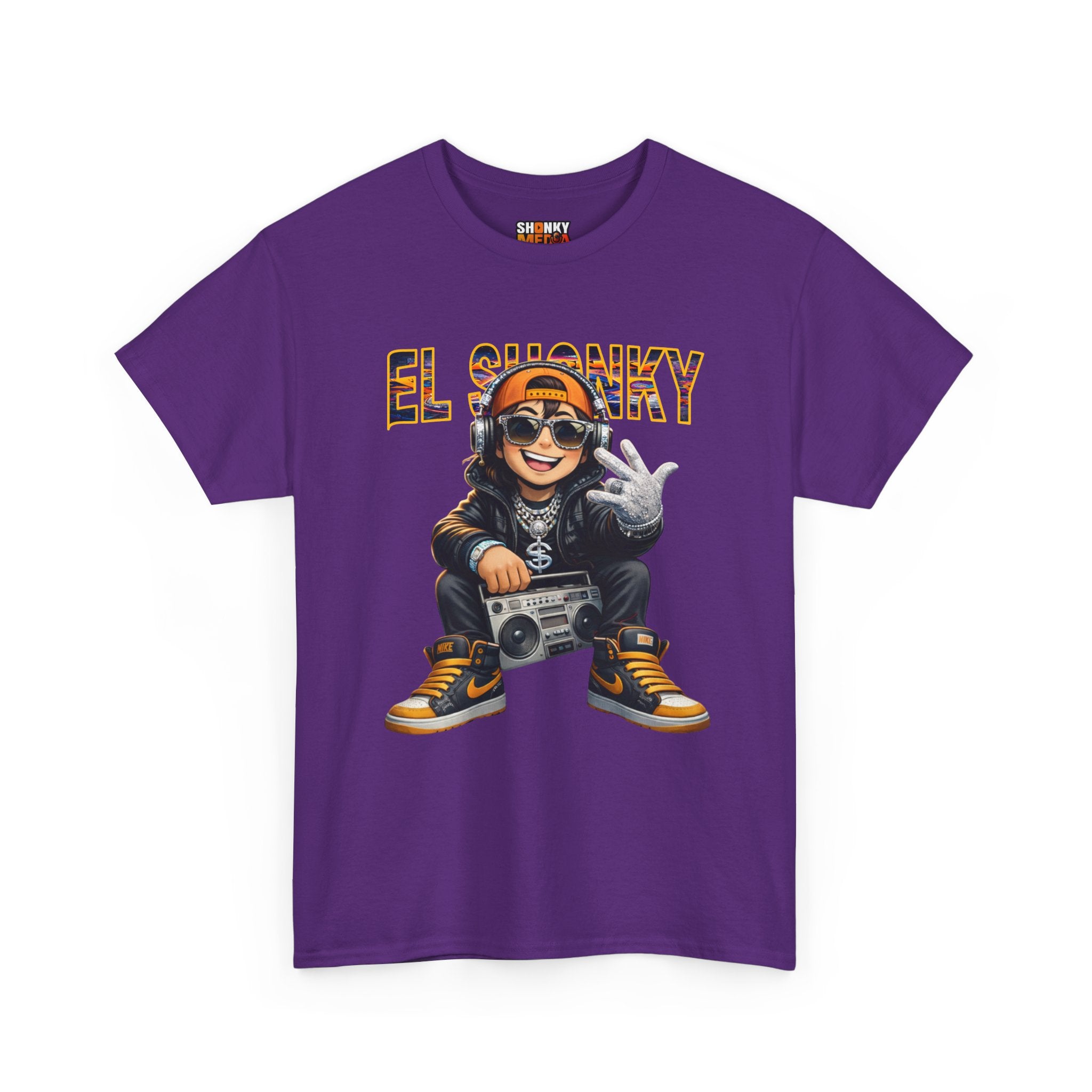 EL SHONKY Cartoon BLING Front T-Shirt