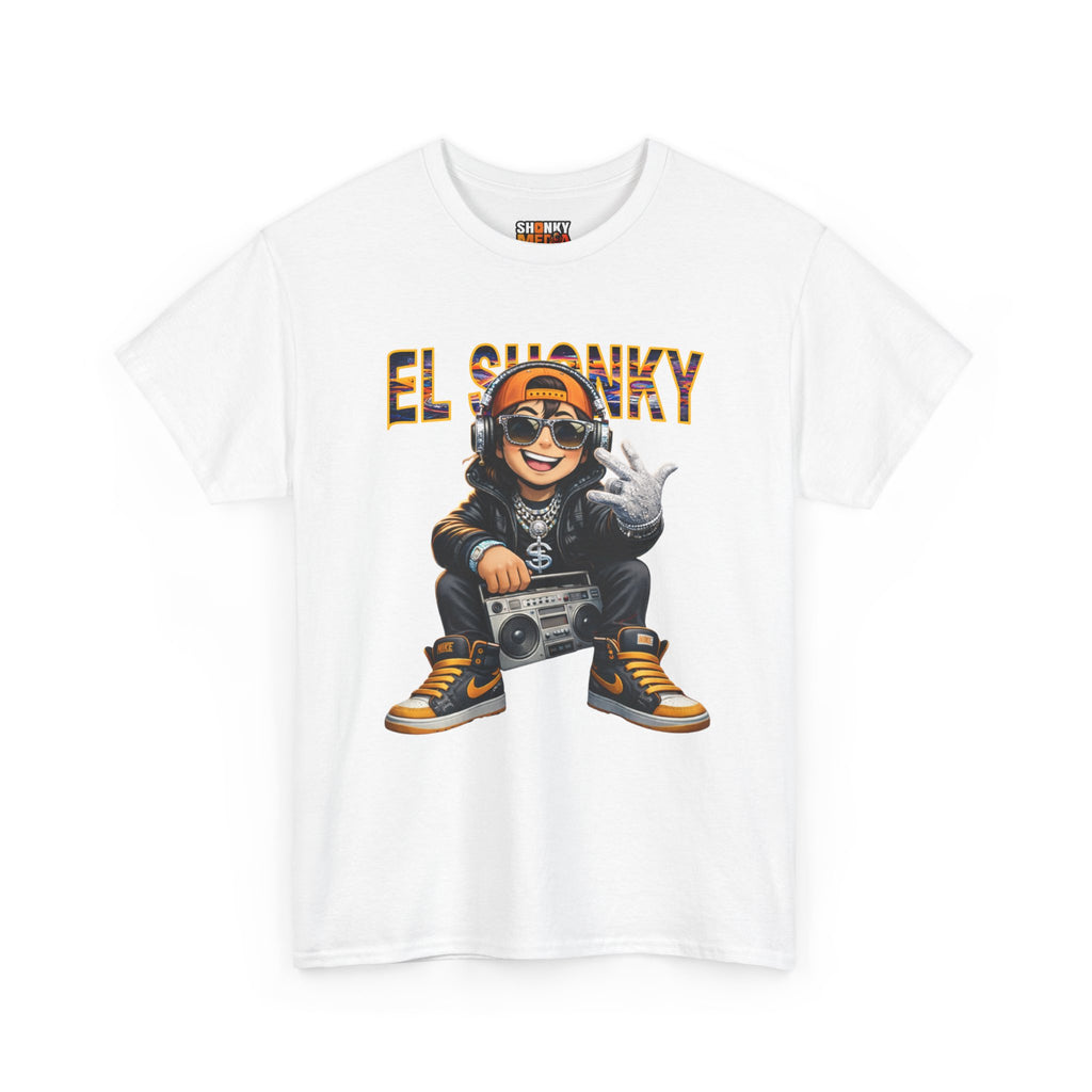 EL SHONKY Cartoon BLING Front T-Shirt