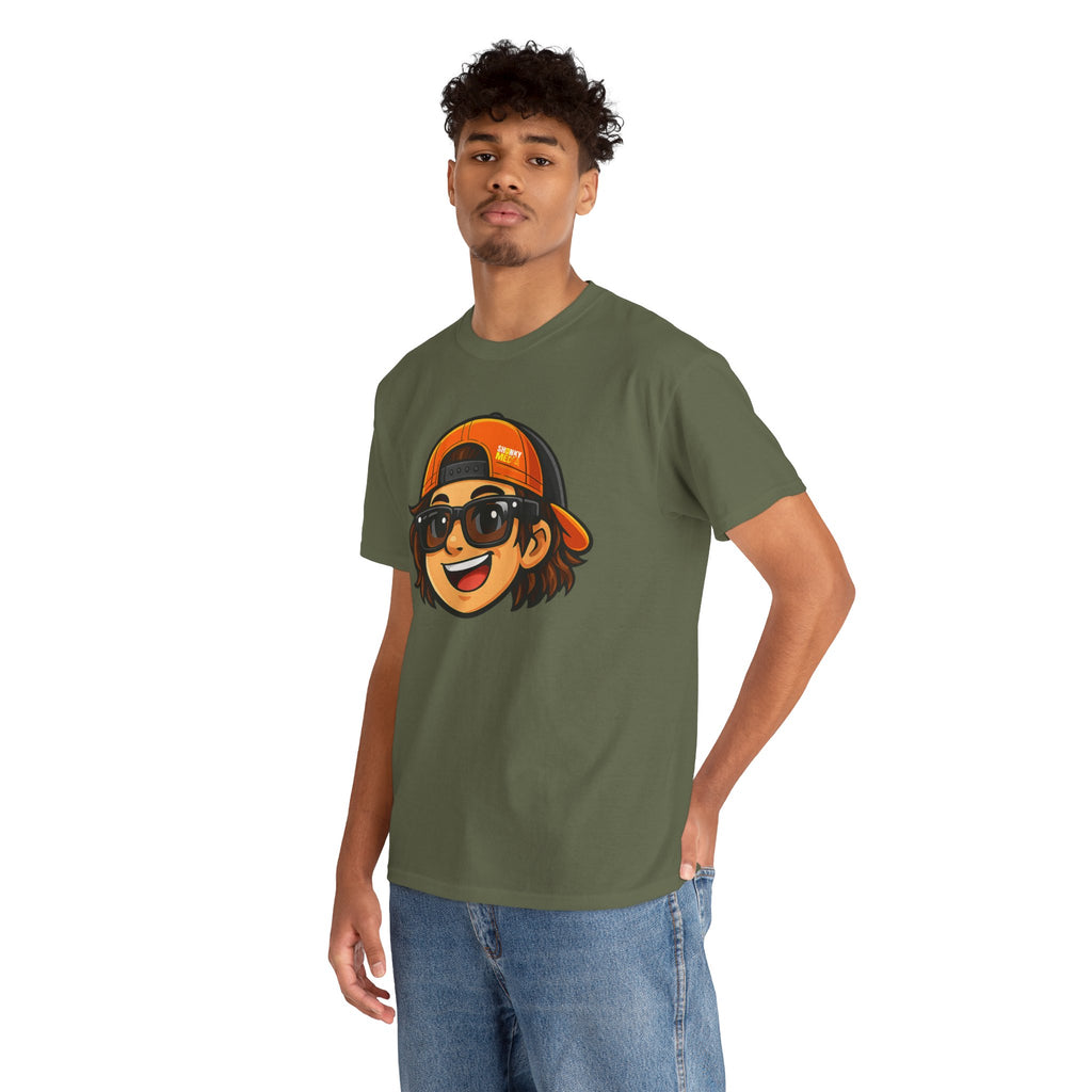 EL SHONKY Cartoon Face Front T-Shirt