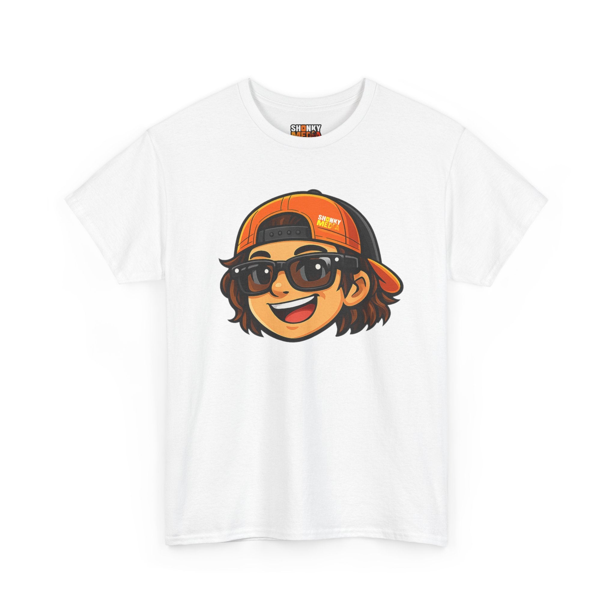 EL SHONKY Cartoon Face Front T-Shirt