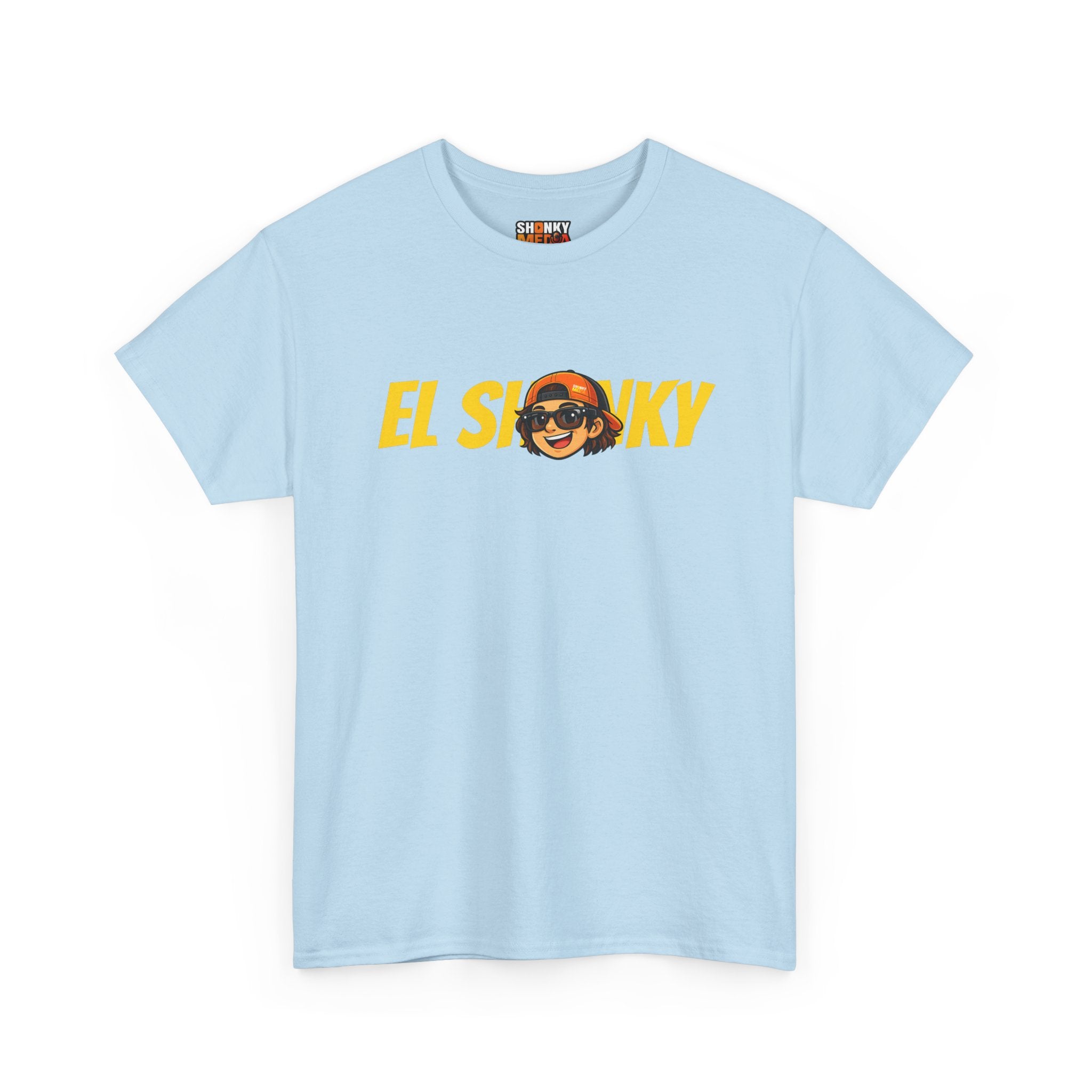 EL SHONKY Cartoon Face Back T-Shirt