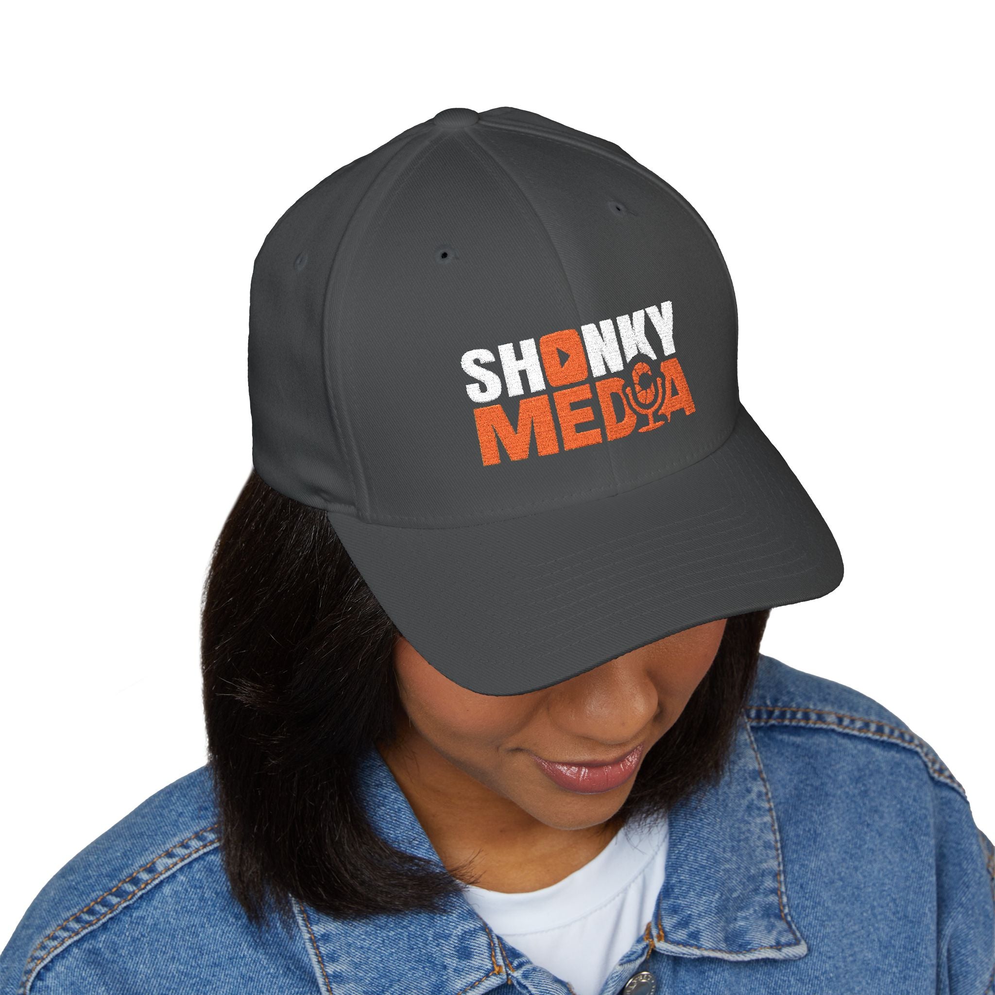 SHONKY MEDIA Logo Cap (Closed-Back Baseball Hat)