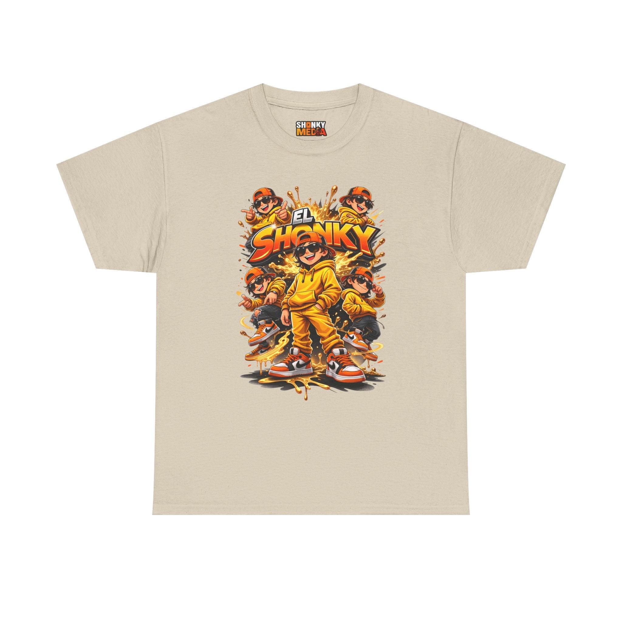 EL SHONKY Cartoon SPLASH Front T-Shirt