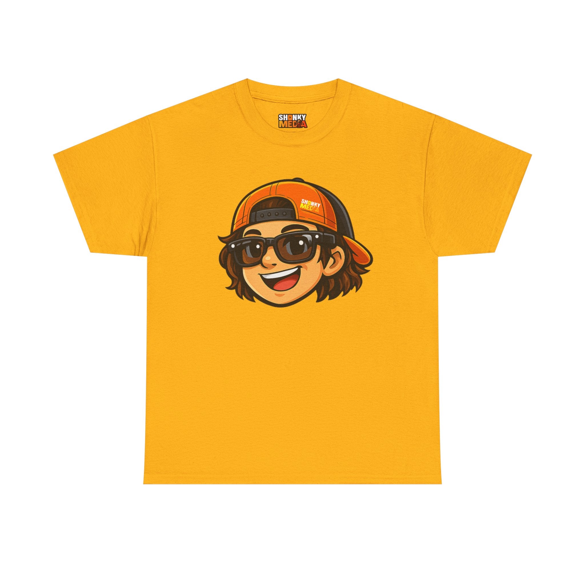 EL SHONKY Cartoon Face Front T-Shirt