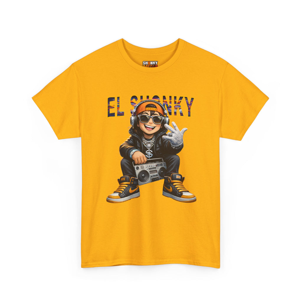EL SHONKY Cartoon BLING Front T-Shirt