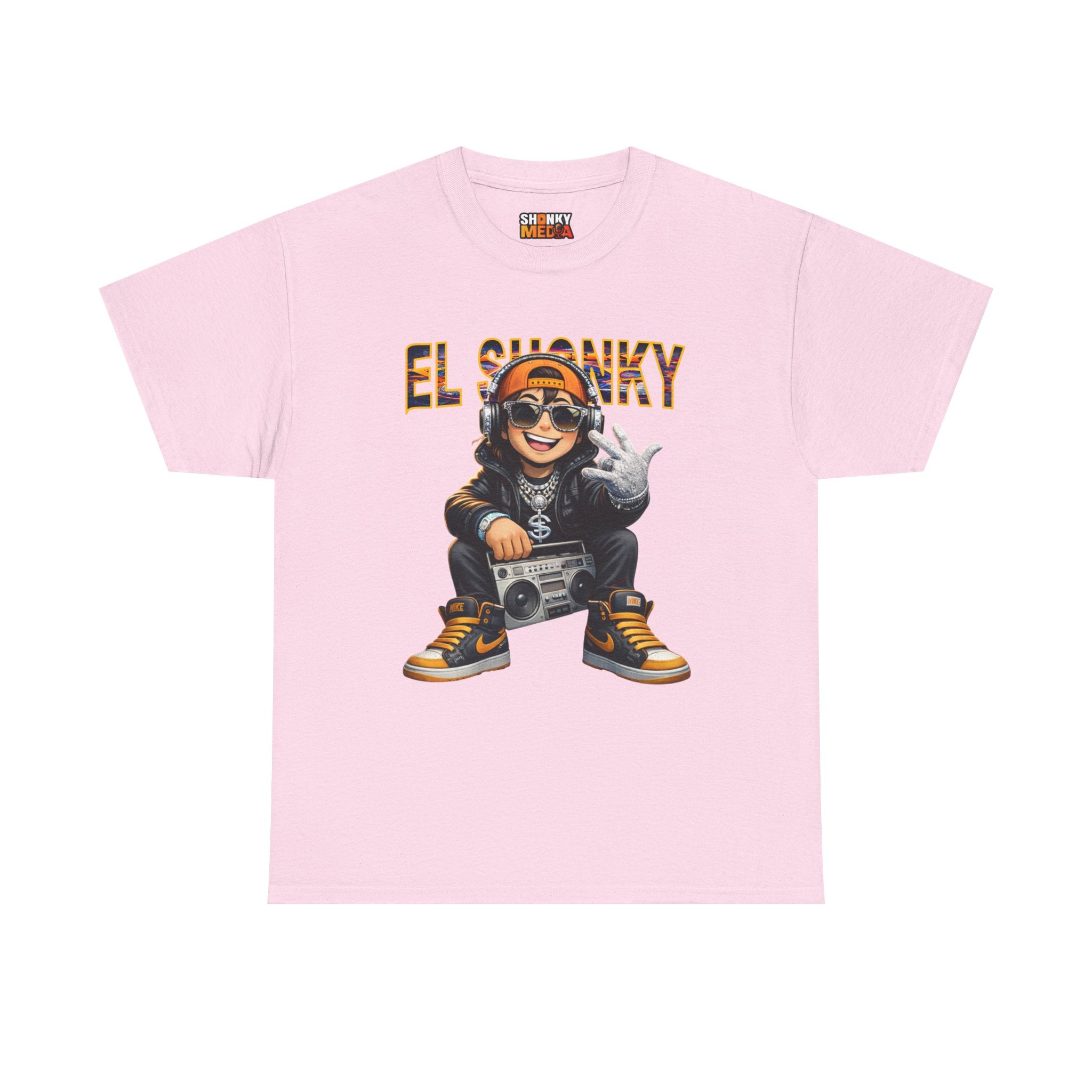EL SHONKY Cartoon BLING Front T-Shirt