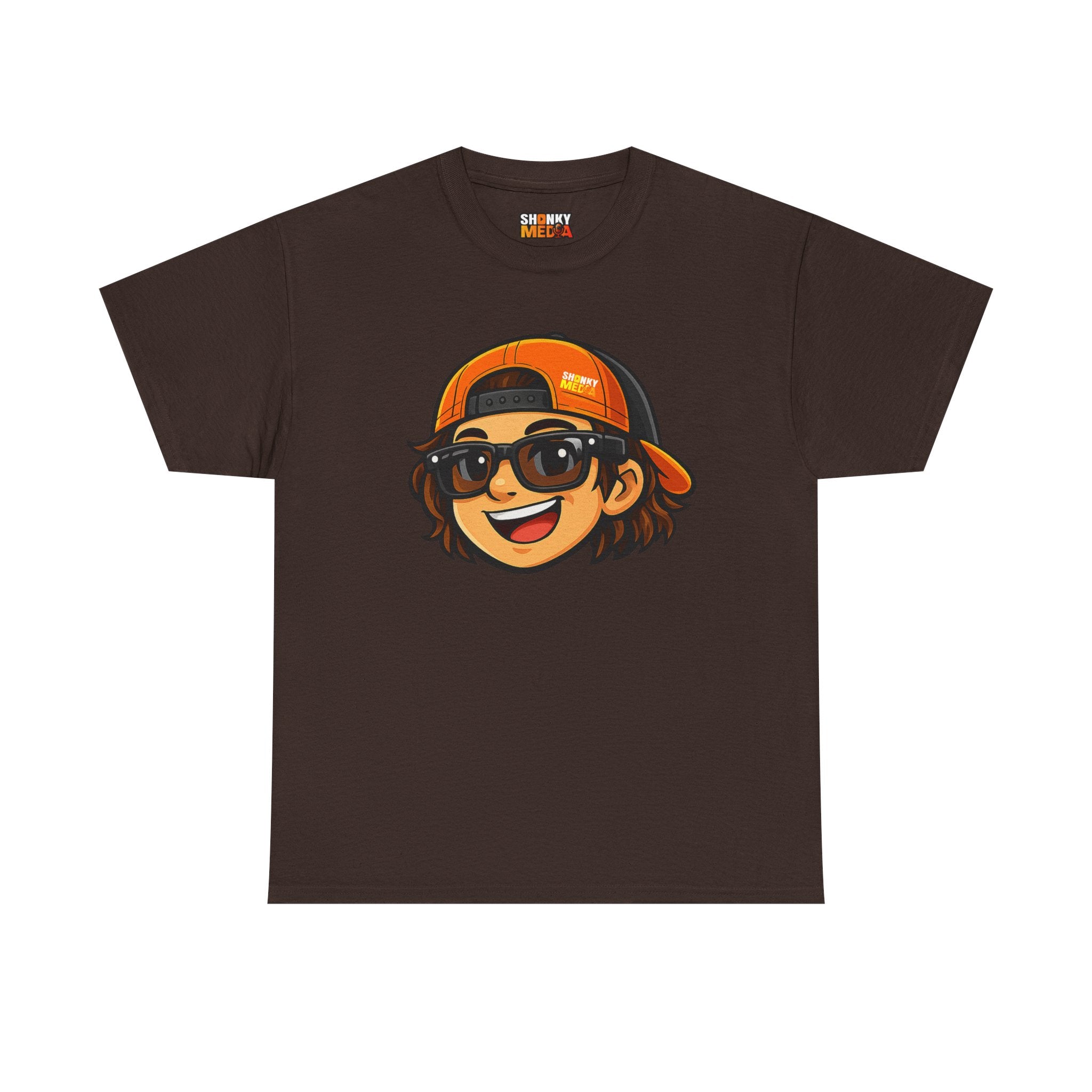 EL SHONKY Cartoon Face Front T-Shirt