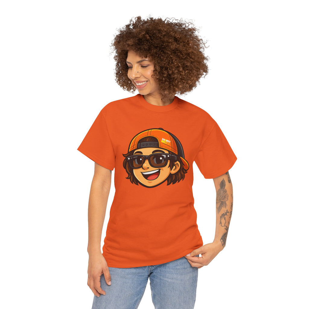 EL SHONKY Cartoon Face Front T-Shirt