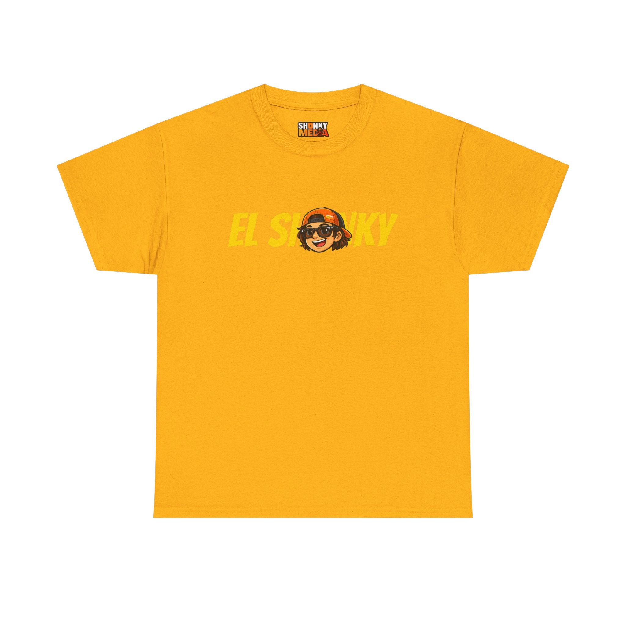 EL SHONKY Cartoon Face Back T-Shirt