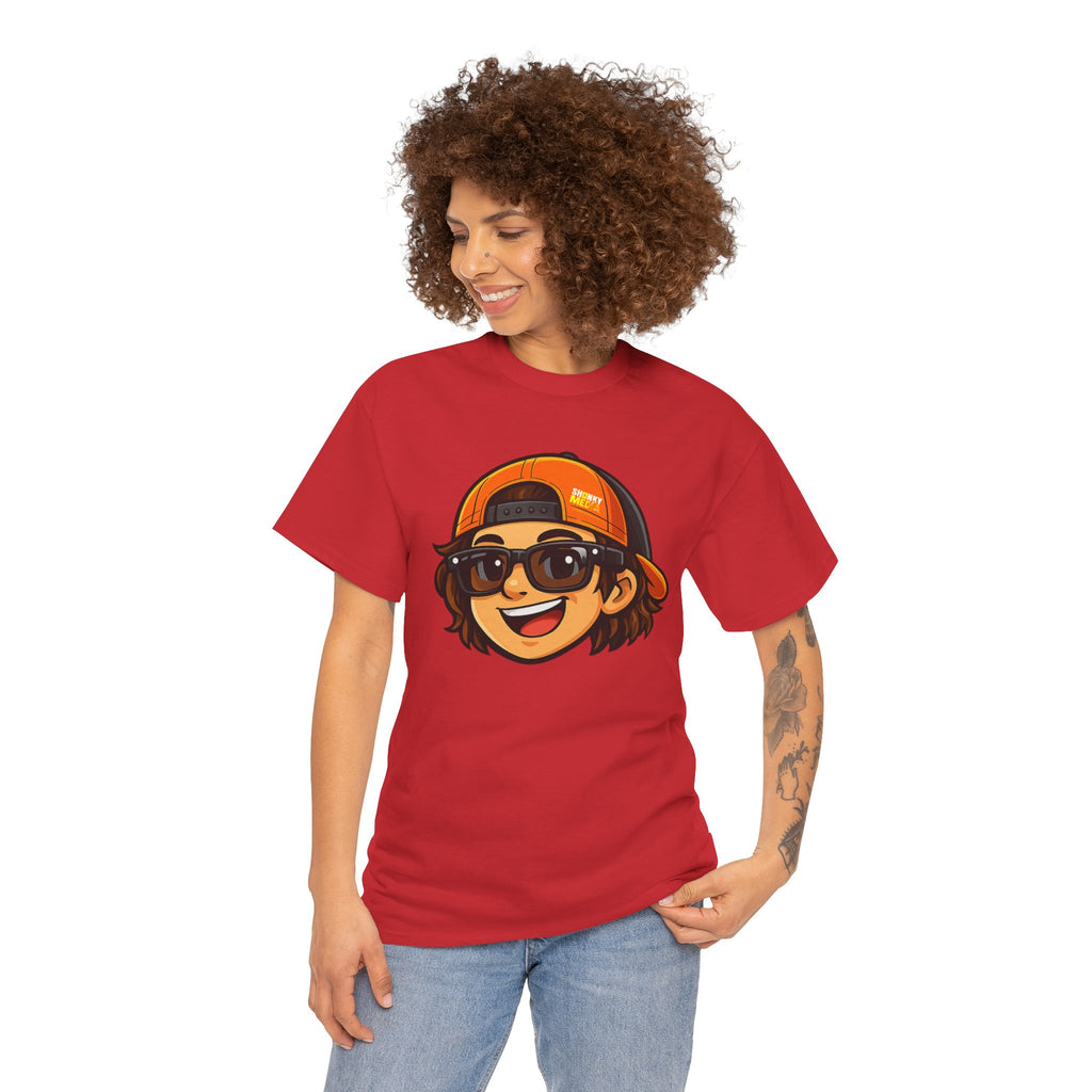 EL SHONKY Cartoon Face Front T-Shirt