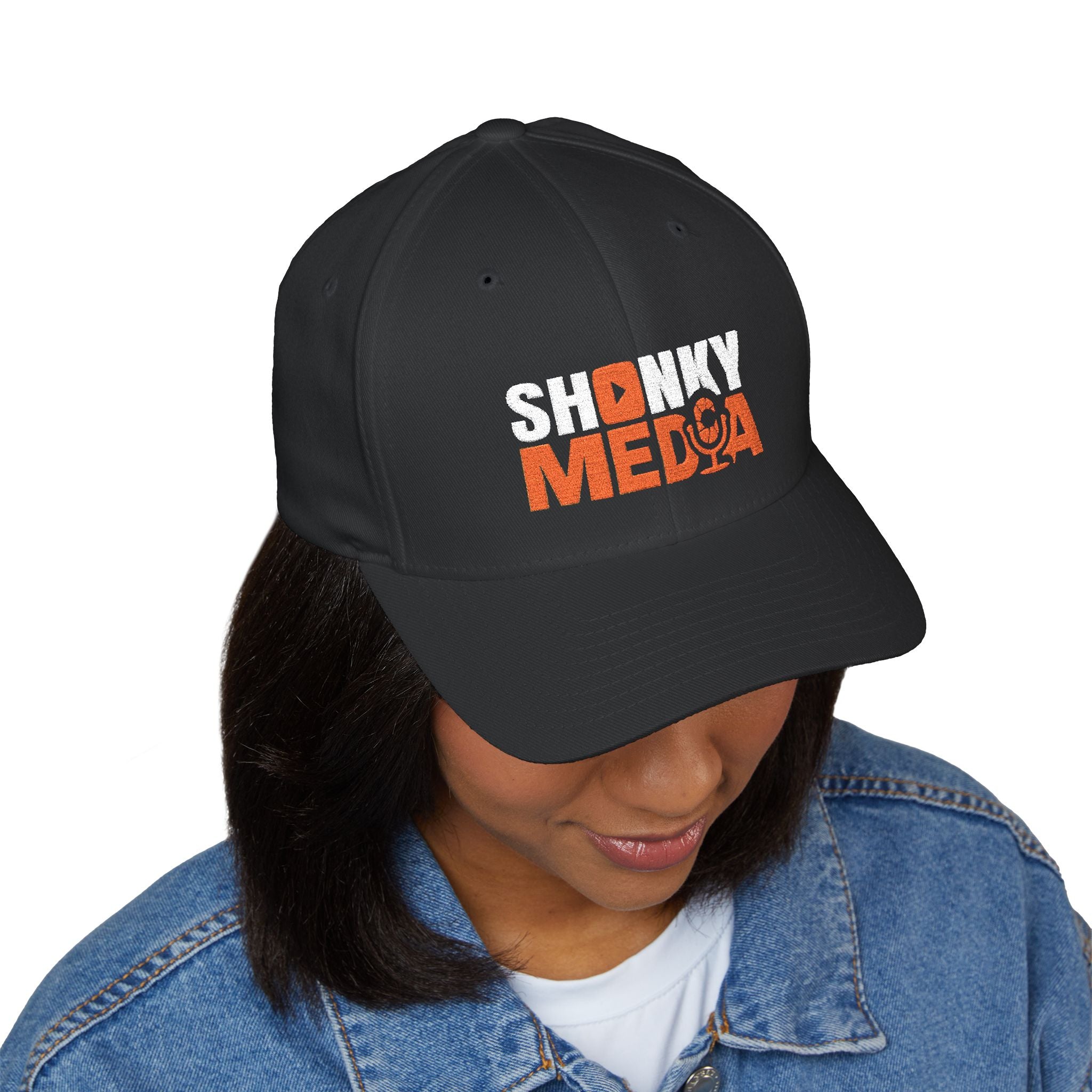 SHONKY MEDIA Logo Cap (Closed-Back Baseball Hat)