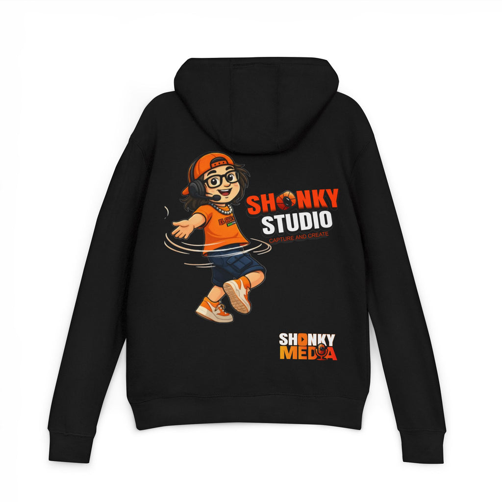 Shonky Media Logo Hoodie — Shonky Studio Graphic Pullover