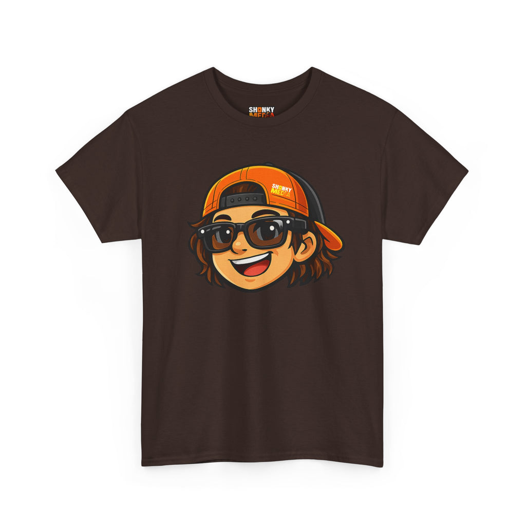 EL SHONKY Cartoon Face Front T-Shirt