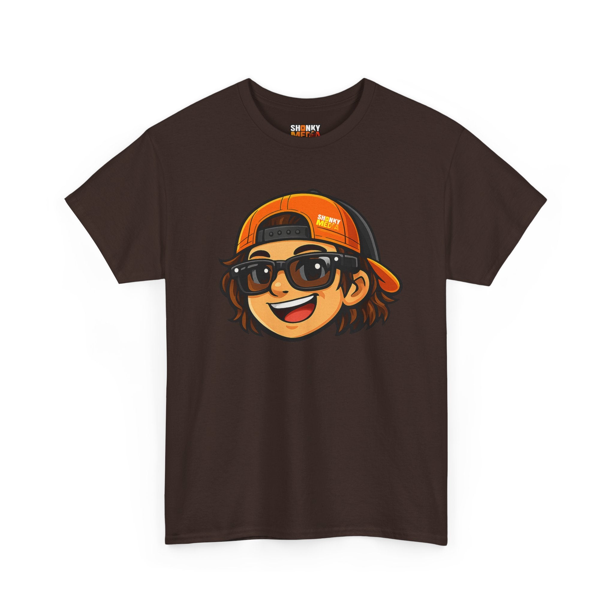 EL SHONKY Cartoon Face Front T-Shirt
