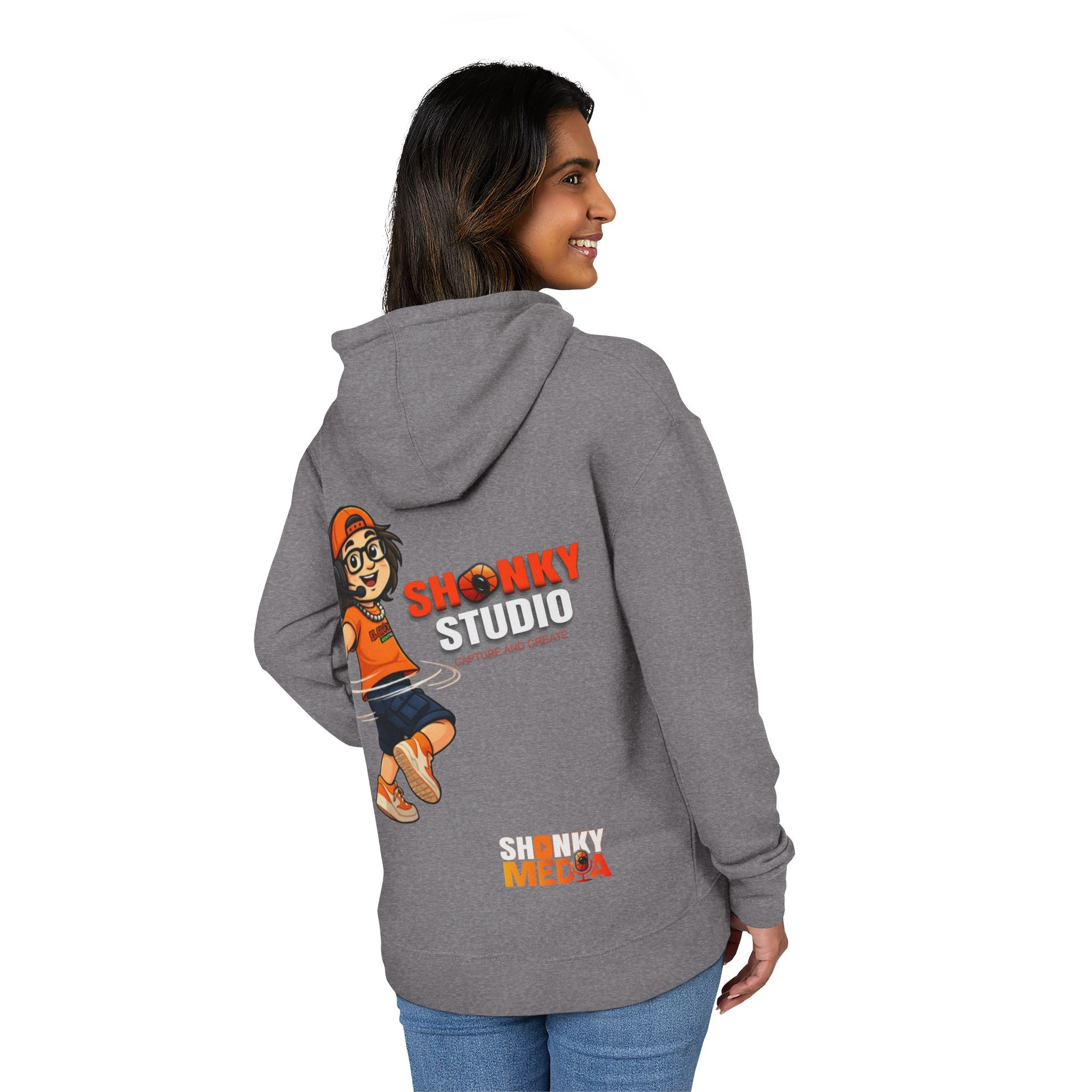 Shonky Media Logo Hoodie — Shonky Studio Graphic Pullover