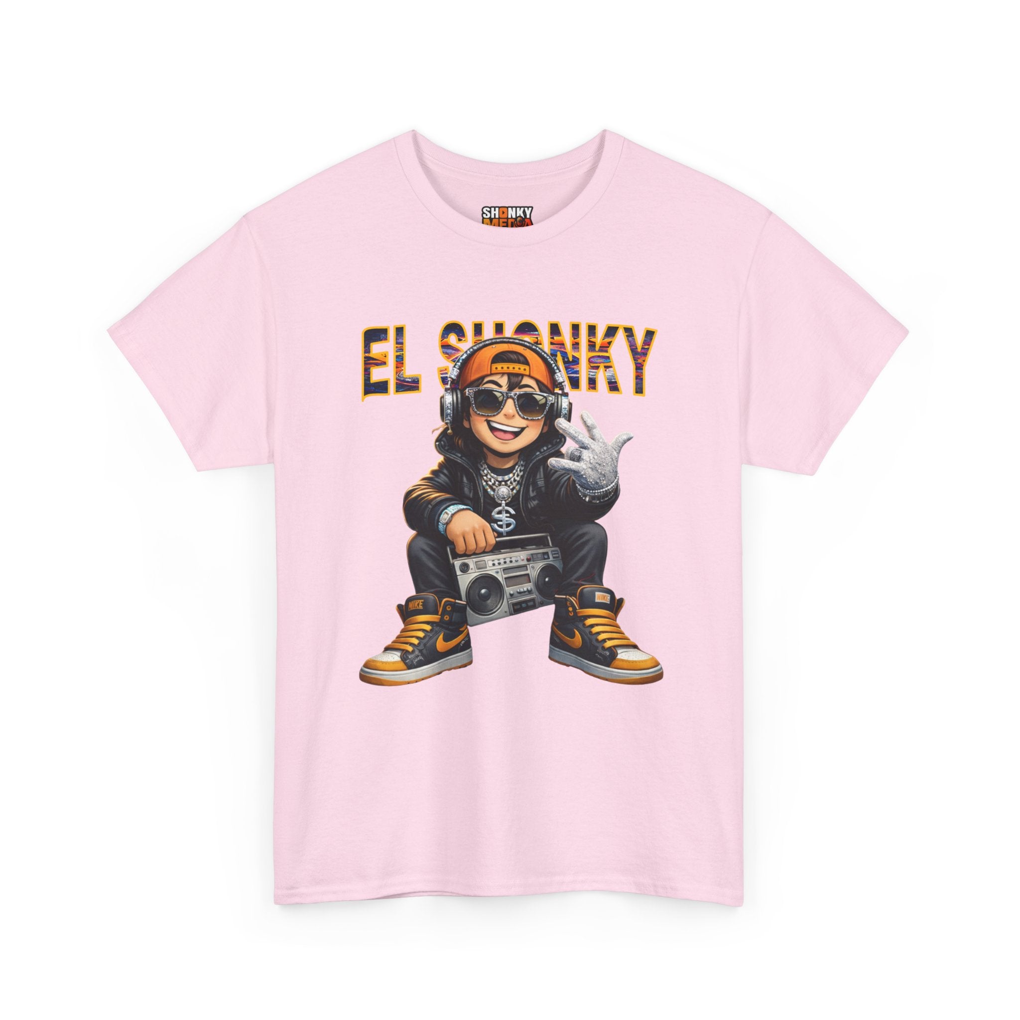 EL SHONKY Cartoon BLING Front T-Shirt
