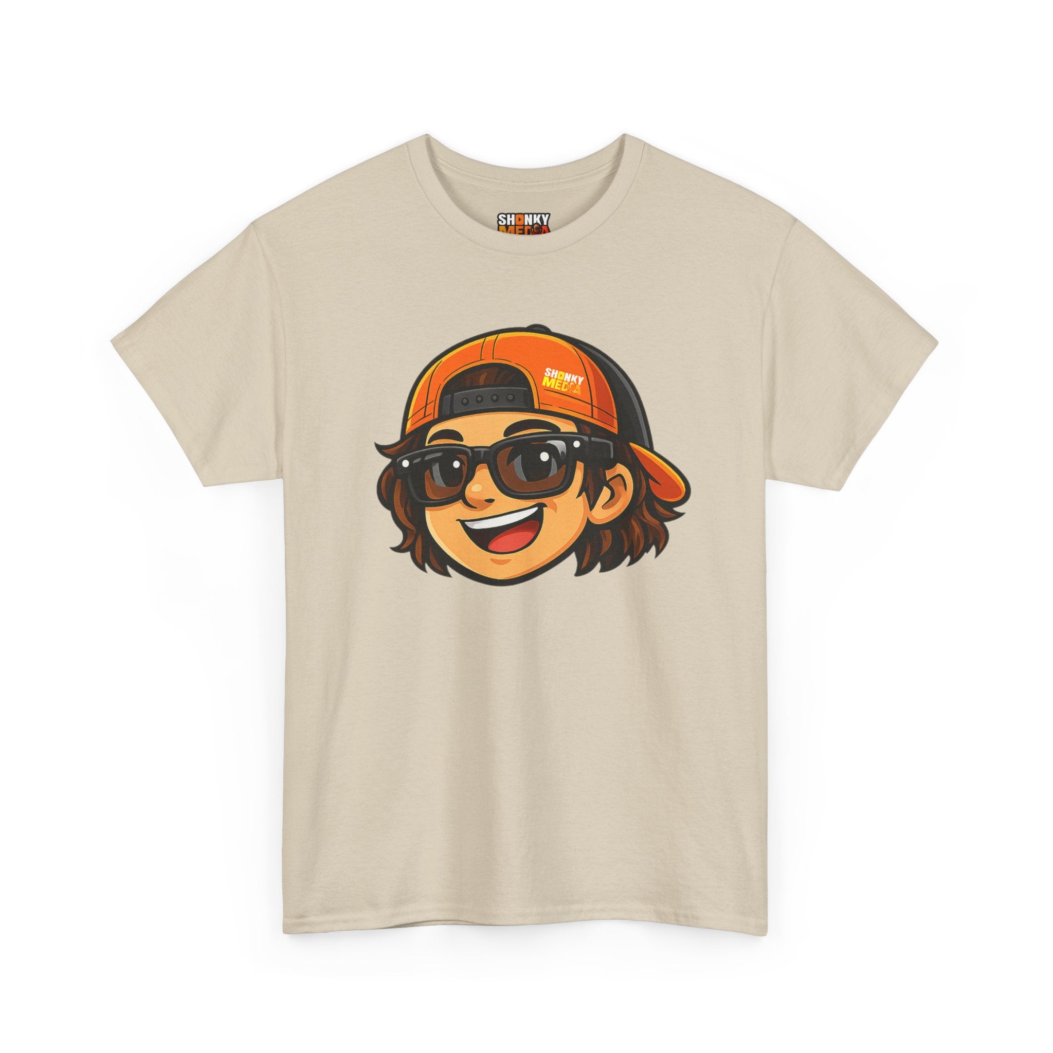 EL SHONKY Cartoon Face Front T-Shirt
