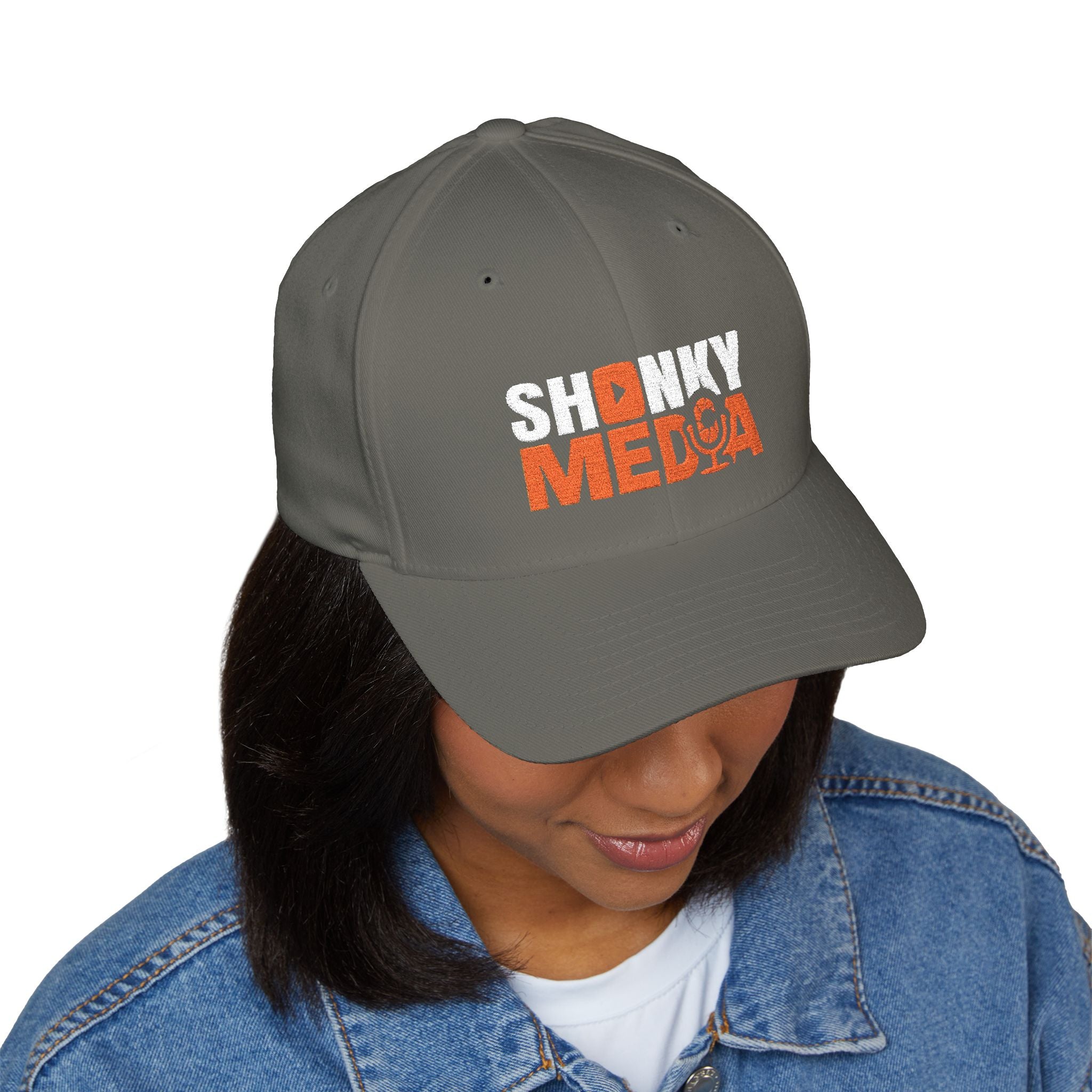 SHONKY MEDIA Logo Cap (Closed-Back Baseball Hat)
