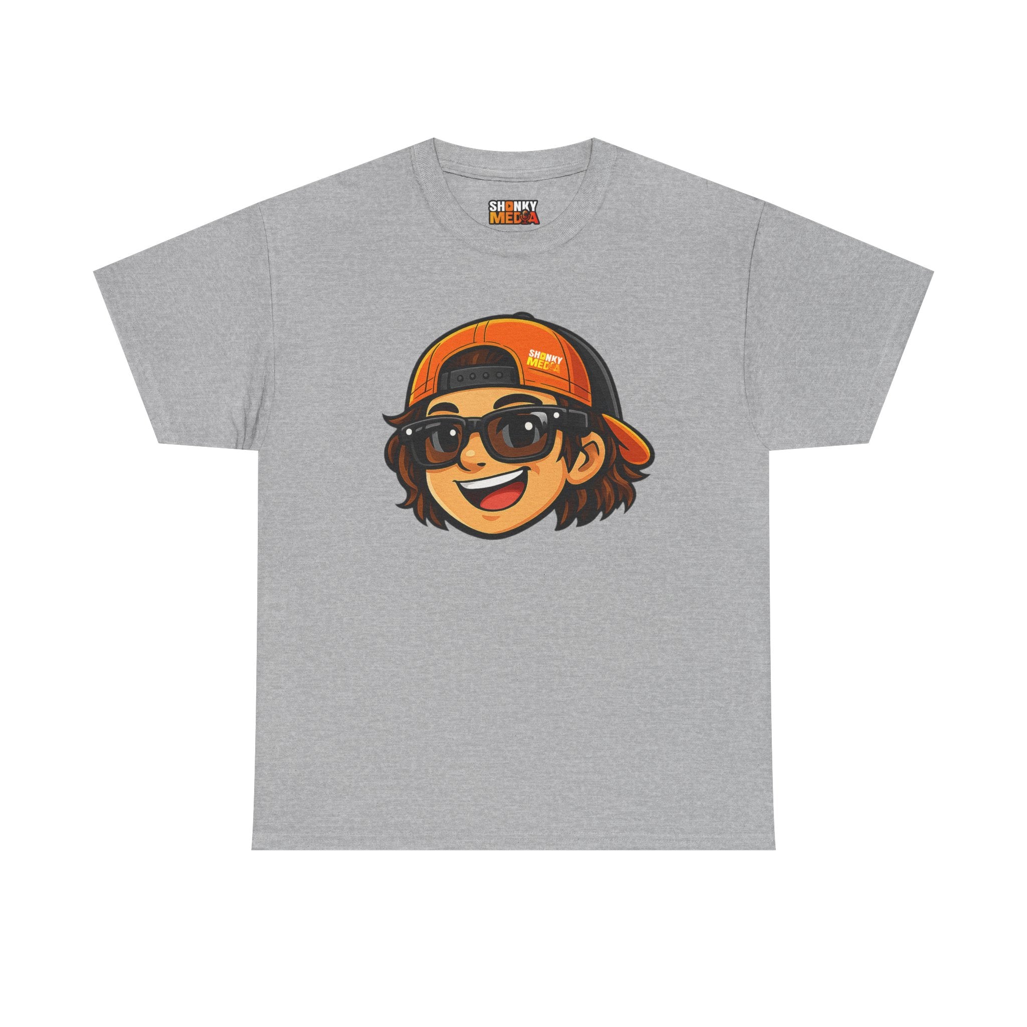 EL SHONKY Cartoon Face Front T-Shirt