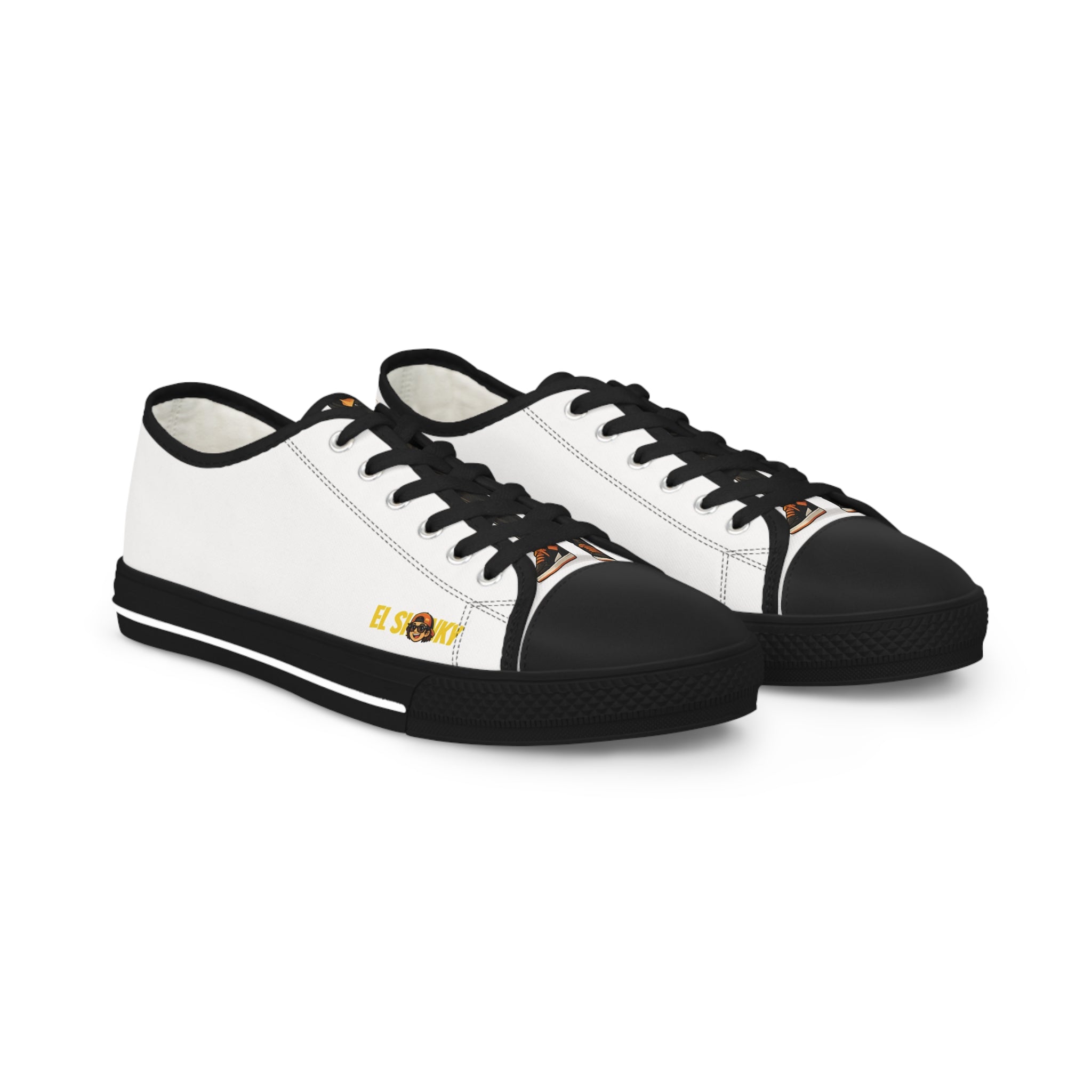 EL SHONKY "White Low-Top" Sneakers