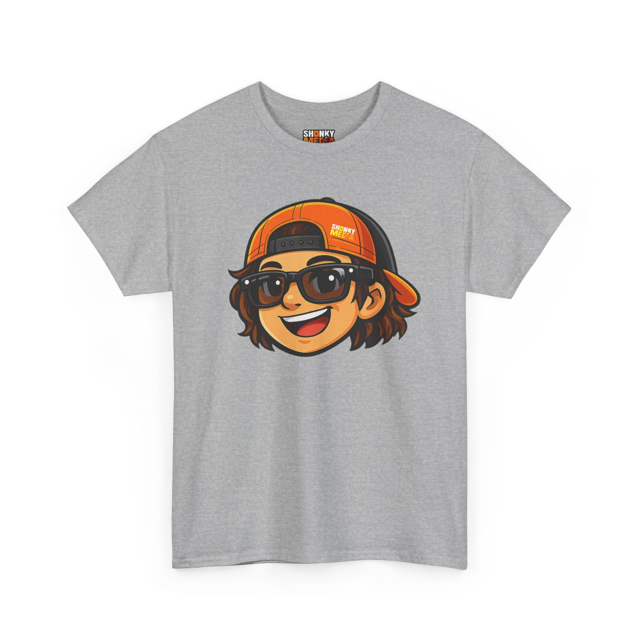EL SHONKY Cartoon Face Front T-Shirt