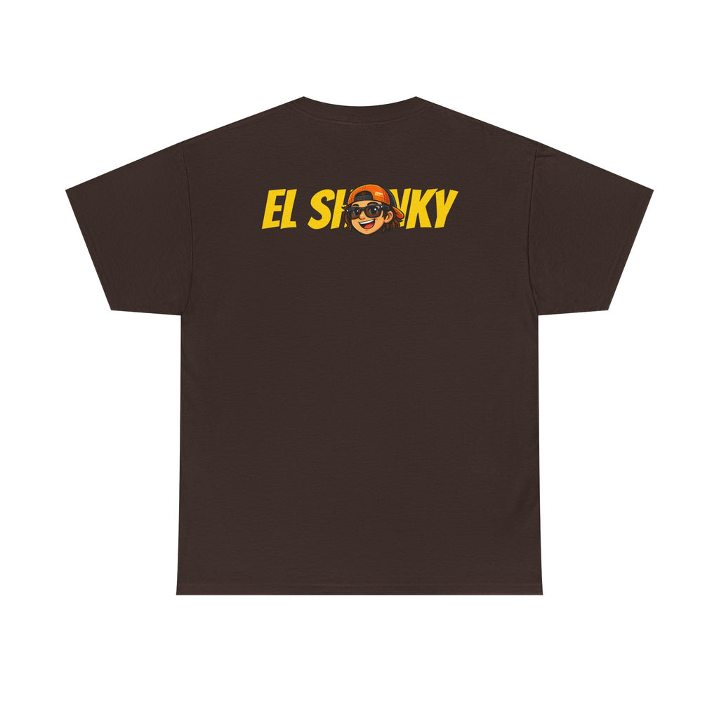 EL SHONKY Cartoon Face Front T-Shirt