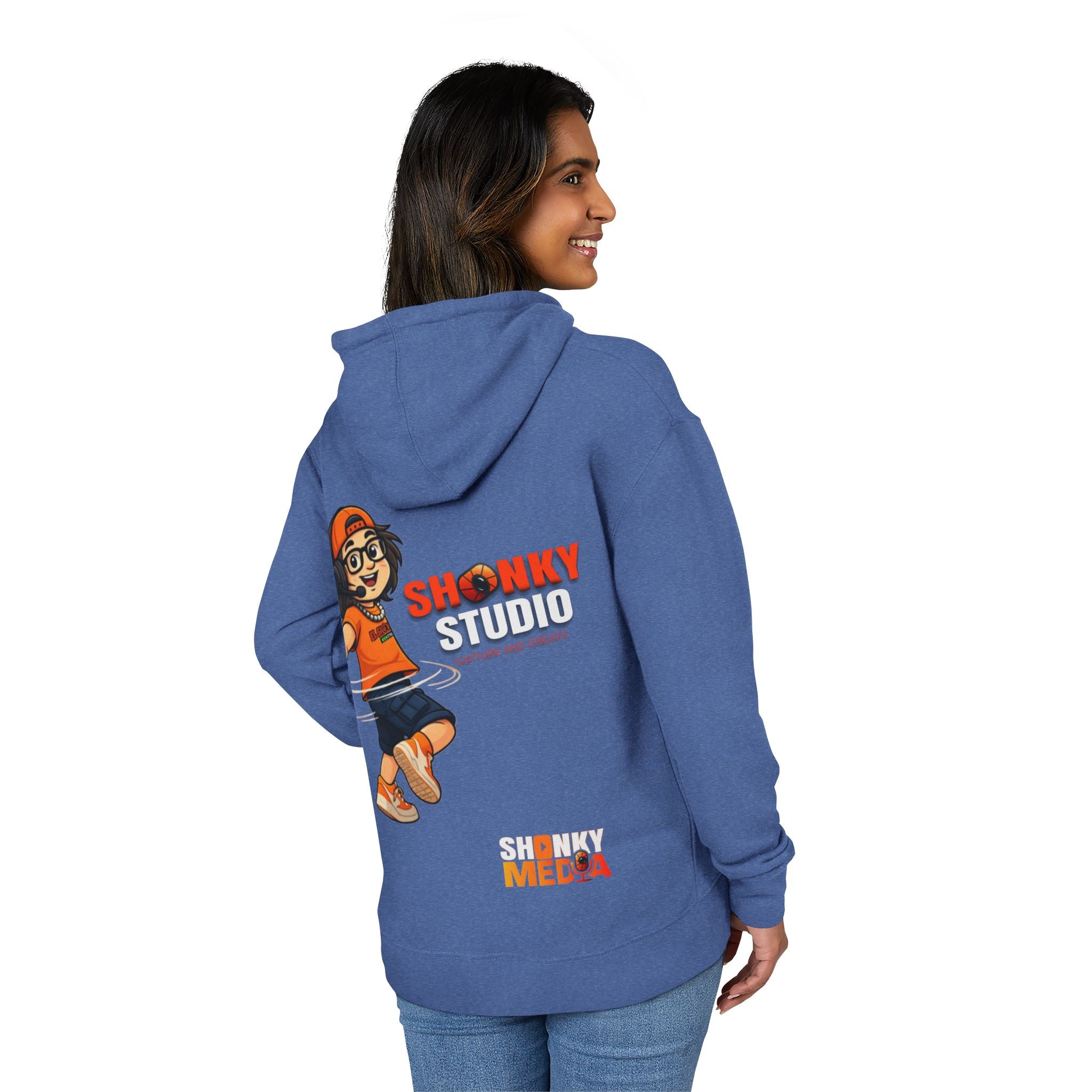 Shonky Media Logo Hoodie — Shonky Studio Graphic Pullover