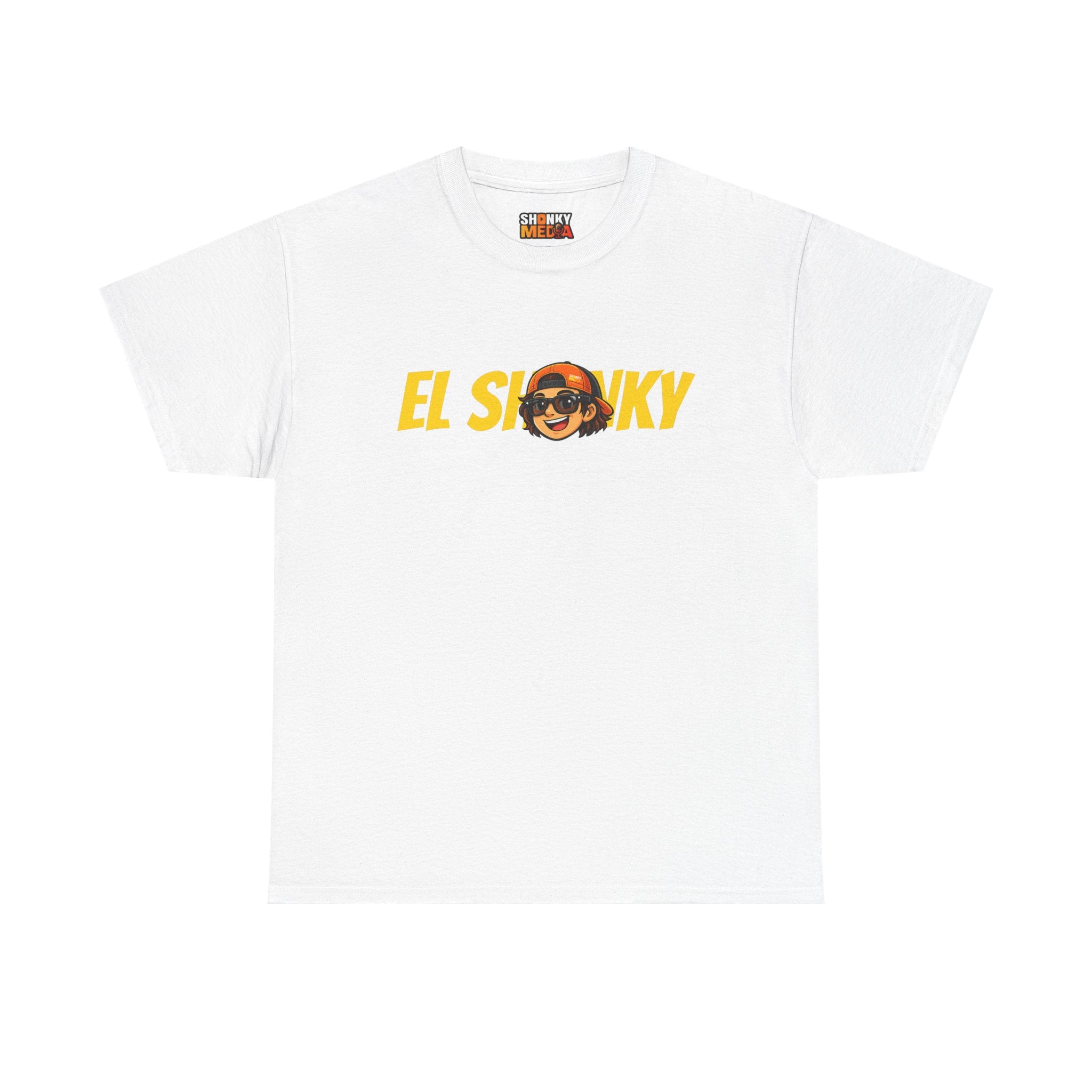 EL SHONKY Cartoon Face Back T-Shirt