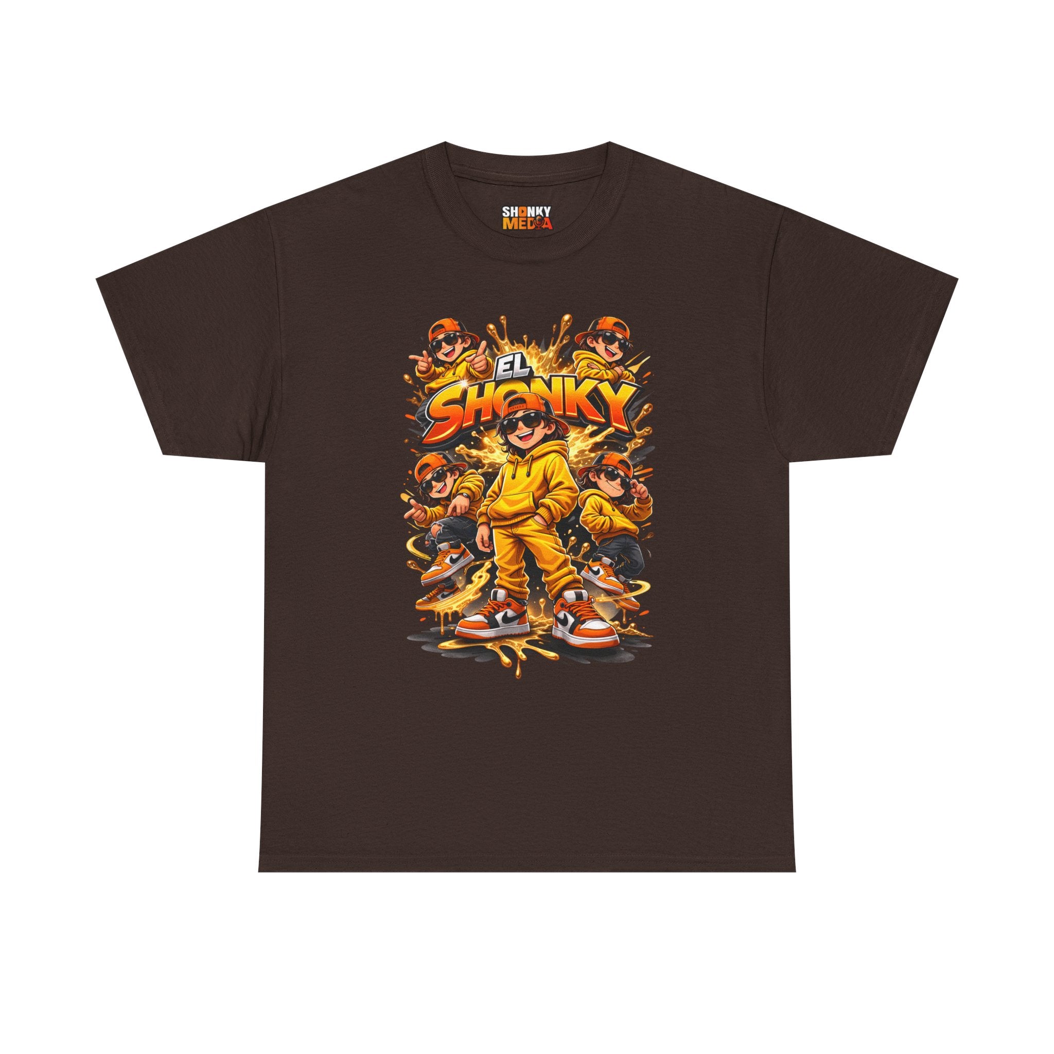EL SHONKY Cartoon SPLASH Front T-Shirt