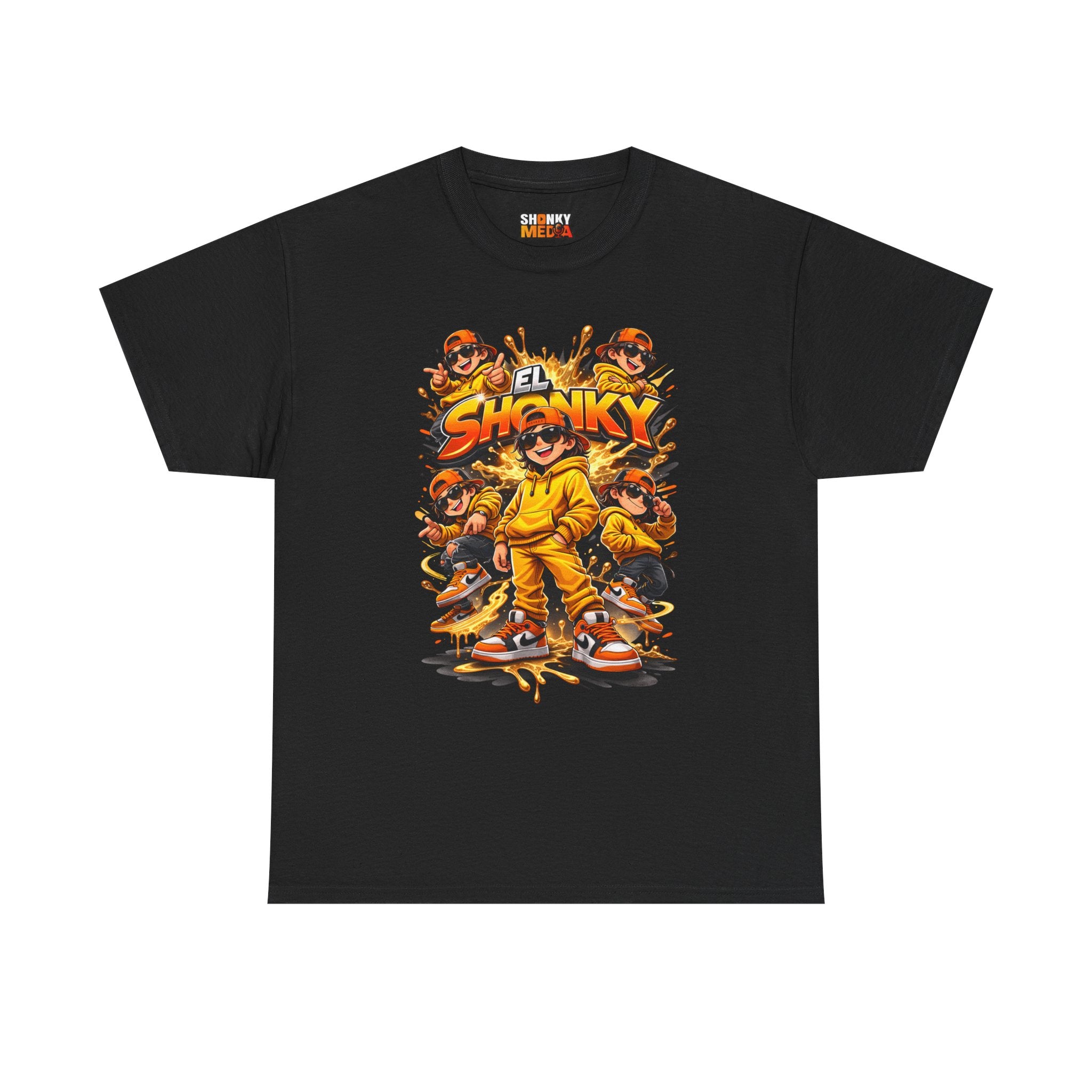 EL SHONKY Cartoon SPLASH Front T-Shirt