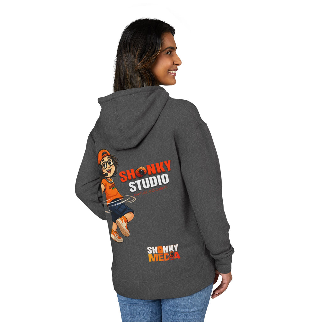 Shonky Media Logo Hoodie — Shonky Studio Graphic Pullover