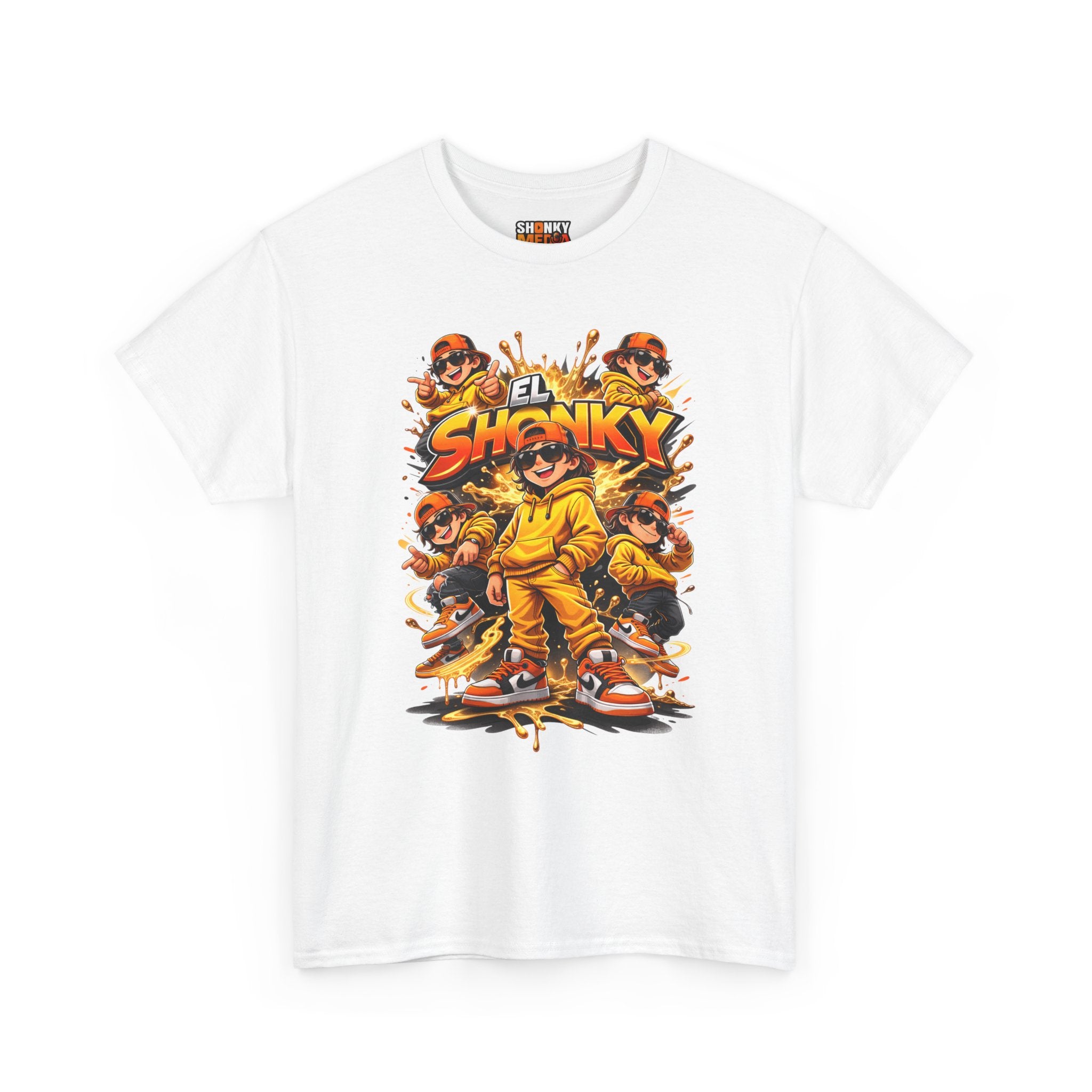 EL SHONKY Cartoon SPLASH Front T-Shirt