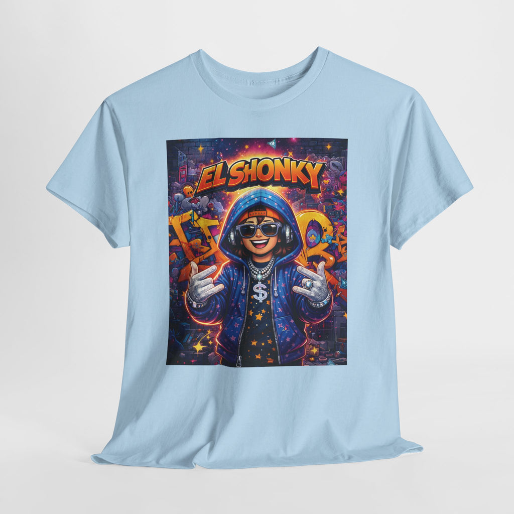 EL SHONKY Cartoon URBAN BLING Front T-Shirt