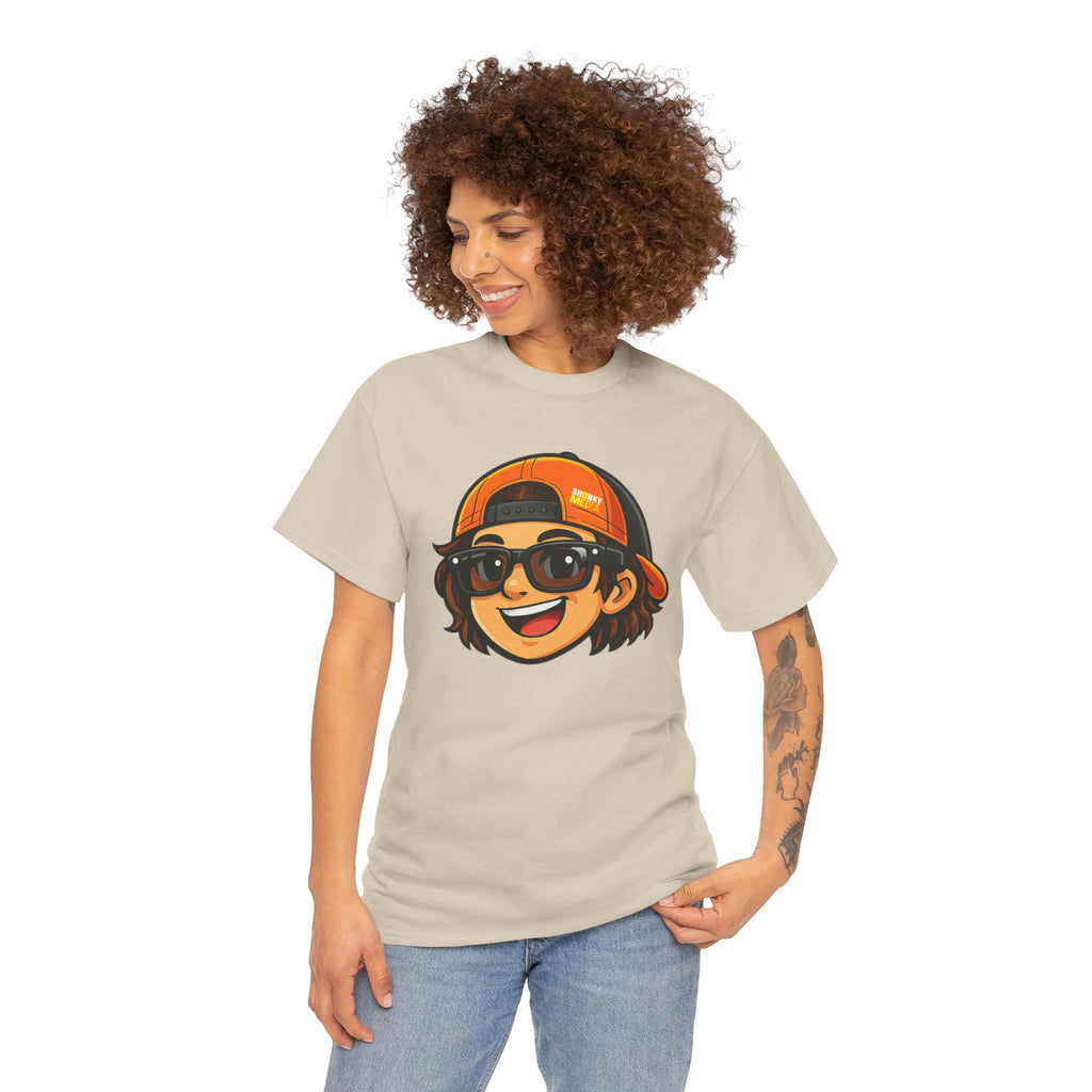 EL SHONKY Cartoon Face Front T-Shirt