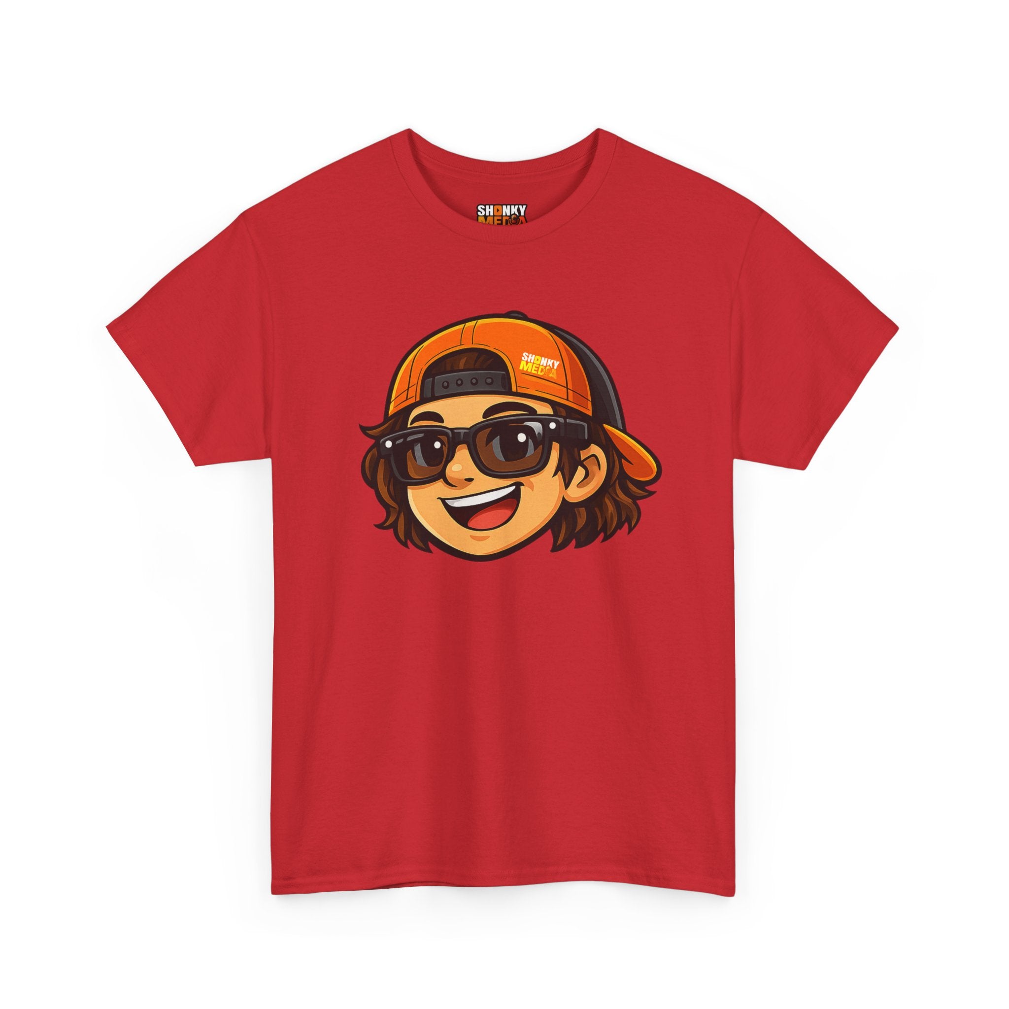 EL SHONKY Cartoon Face Front T-Shirt