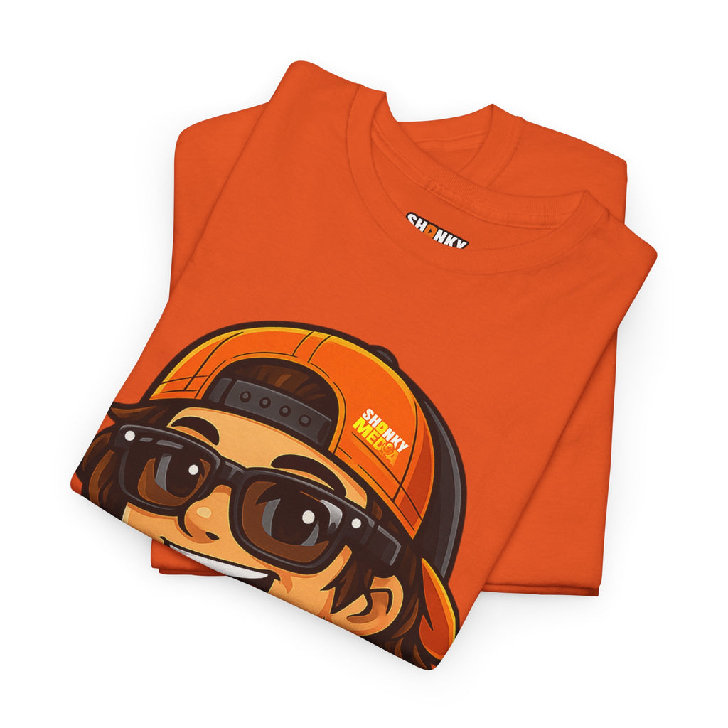 EL SHONKY Cartoon Face Front T-Shirt