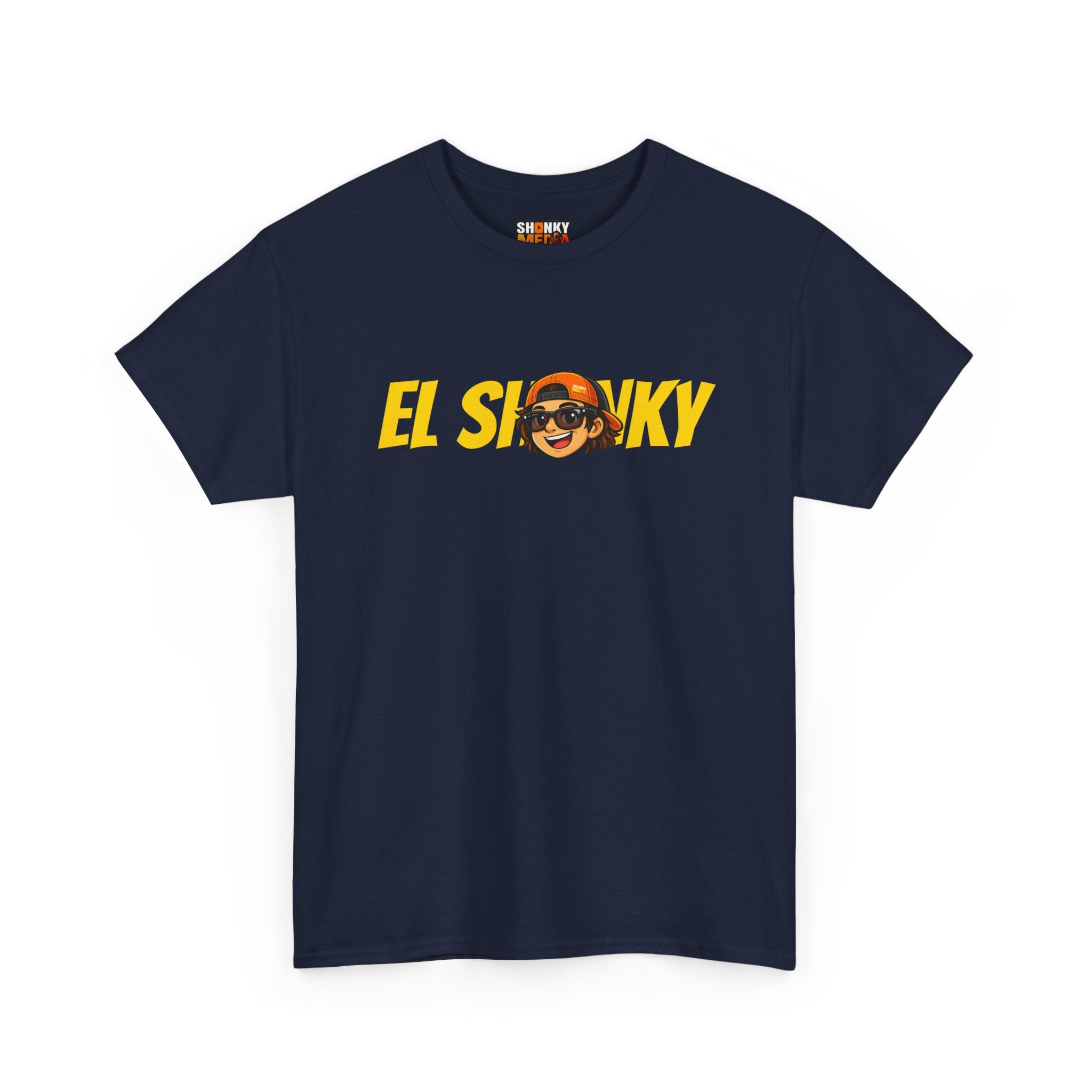 EL SHONKY Cartoon Face Back T-Shirt