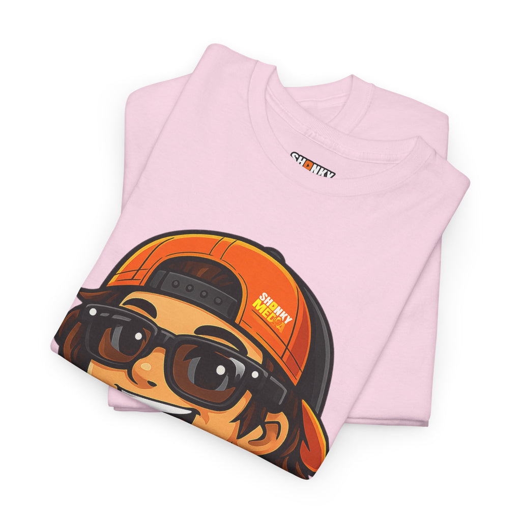 EL SHONKY Cartoon Face Front T-Shirt