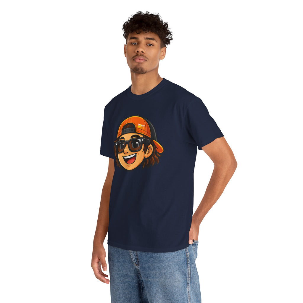EL SHONKY Cartoon Face Front T-Shirt